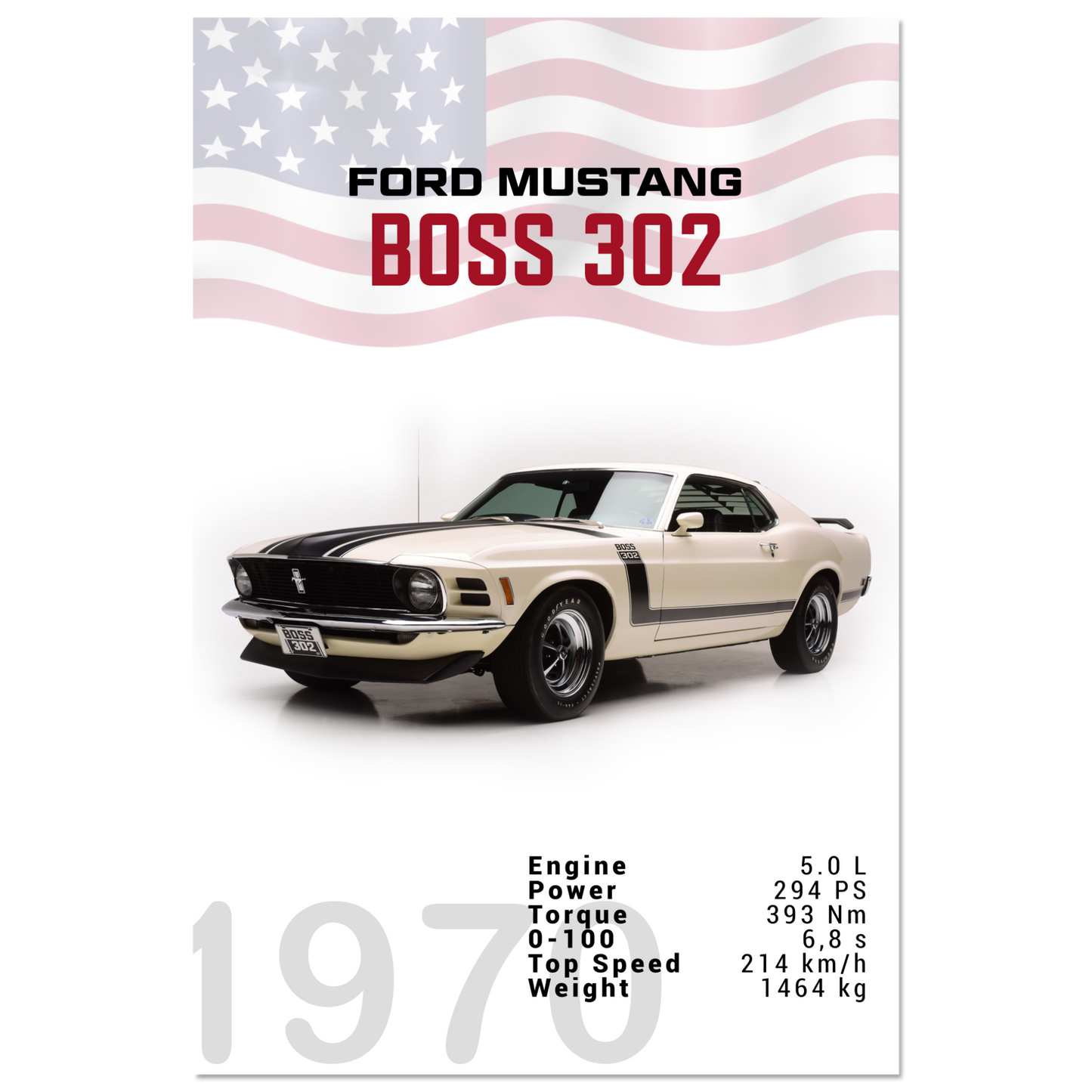 Ford Mustang 1970 Boss 302 (MUSTANG16)