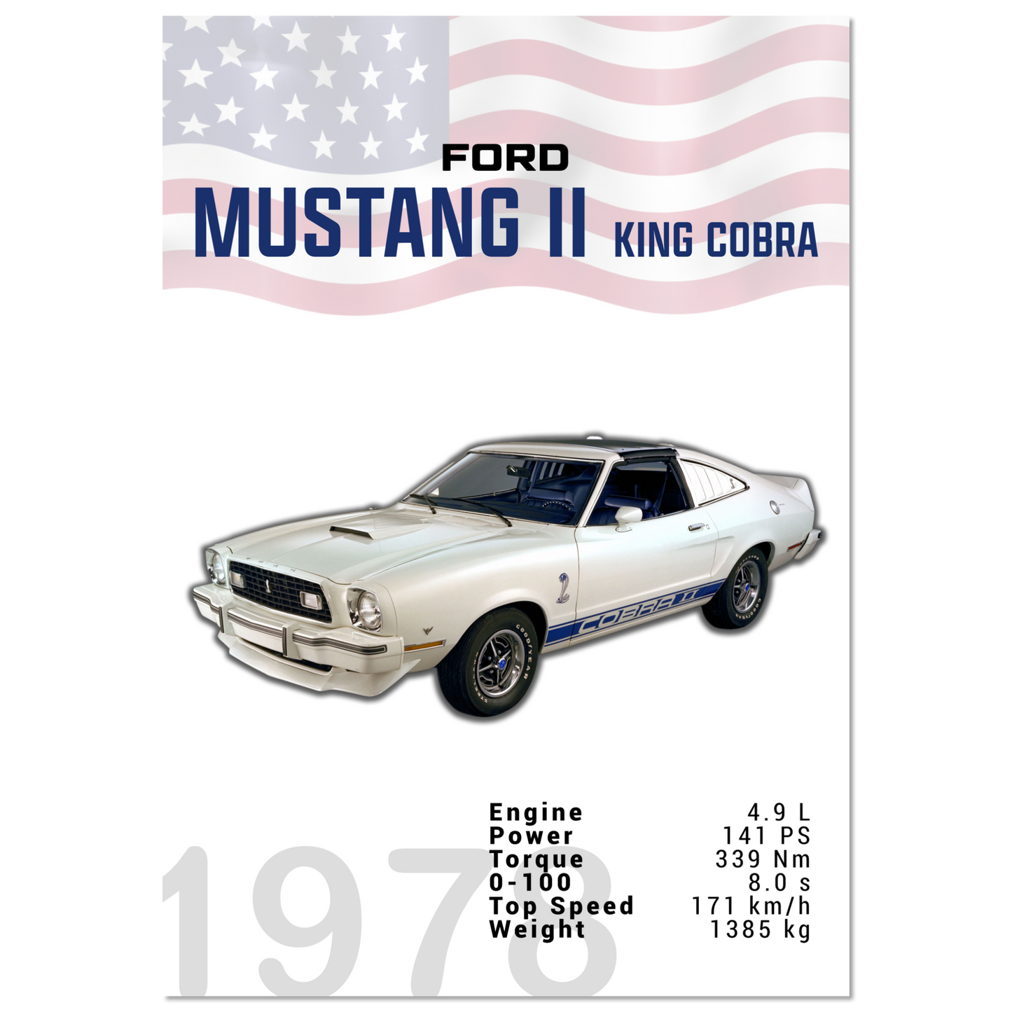 Ford Mustang 1978 II King Cobra (MUSTANG17)