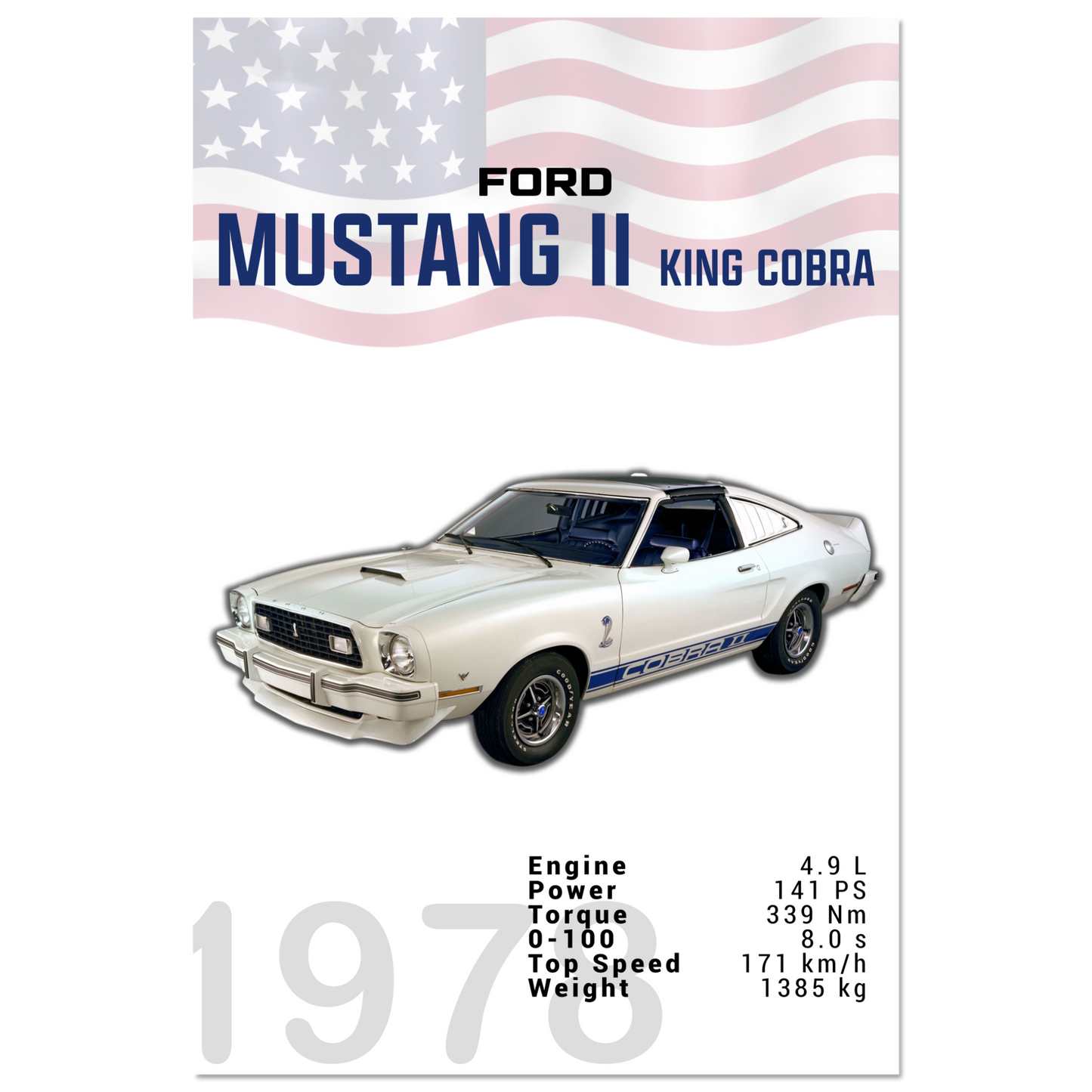 Ford Mustang 1978 II King Cobra (MUSTANG17)