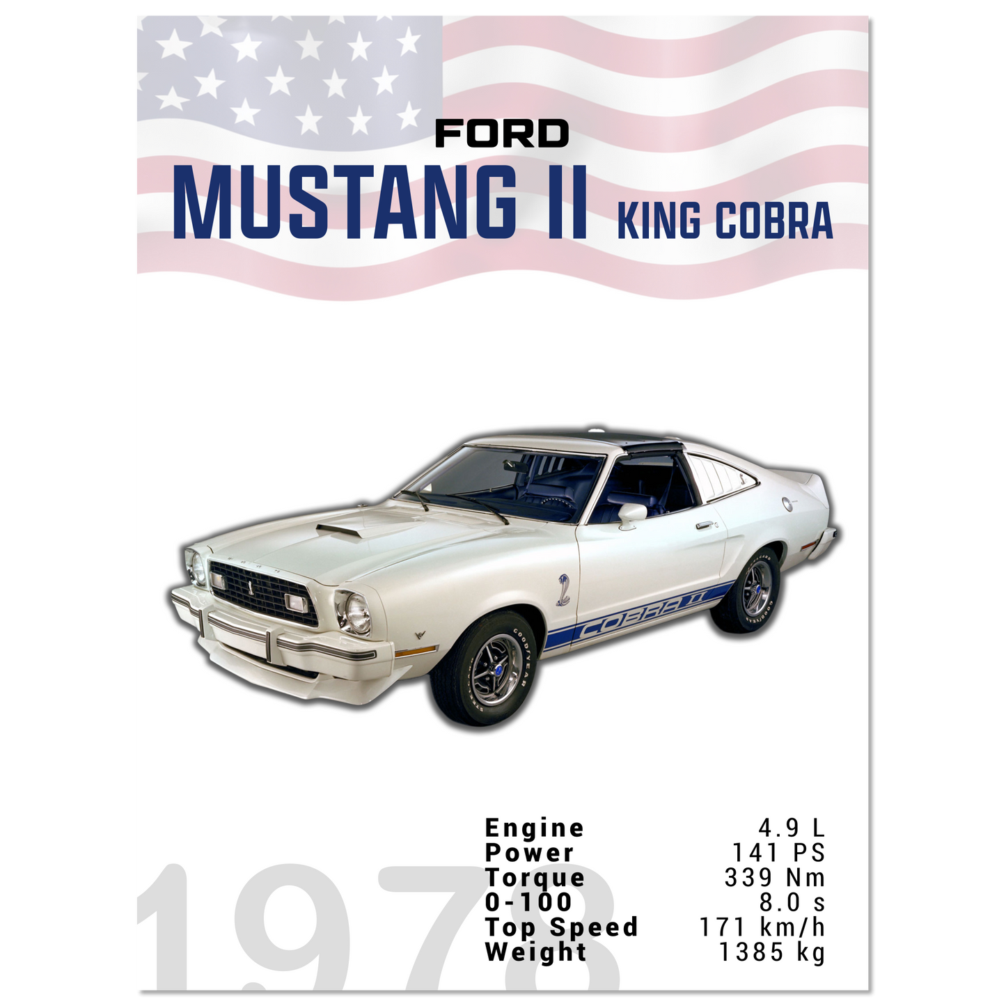 Ford Mustang 1978 II King Cobra (MUSTANG17)
