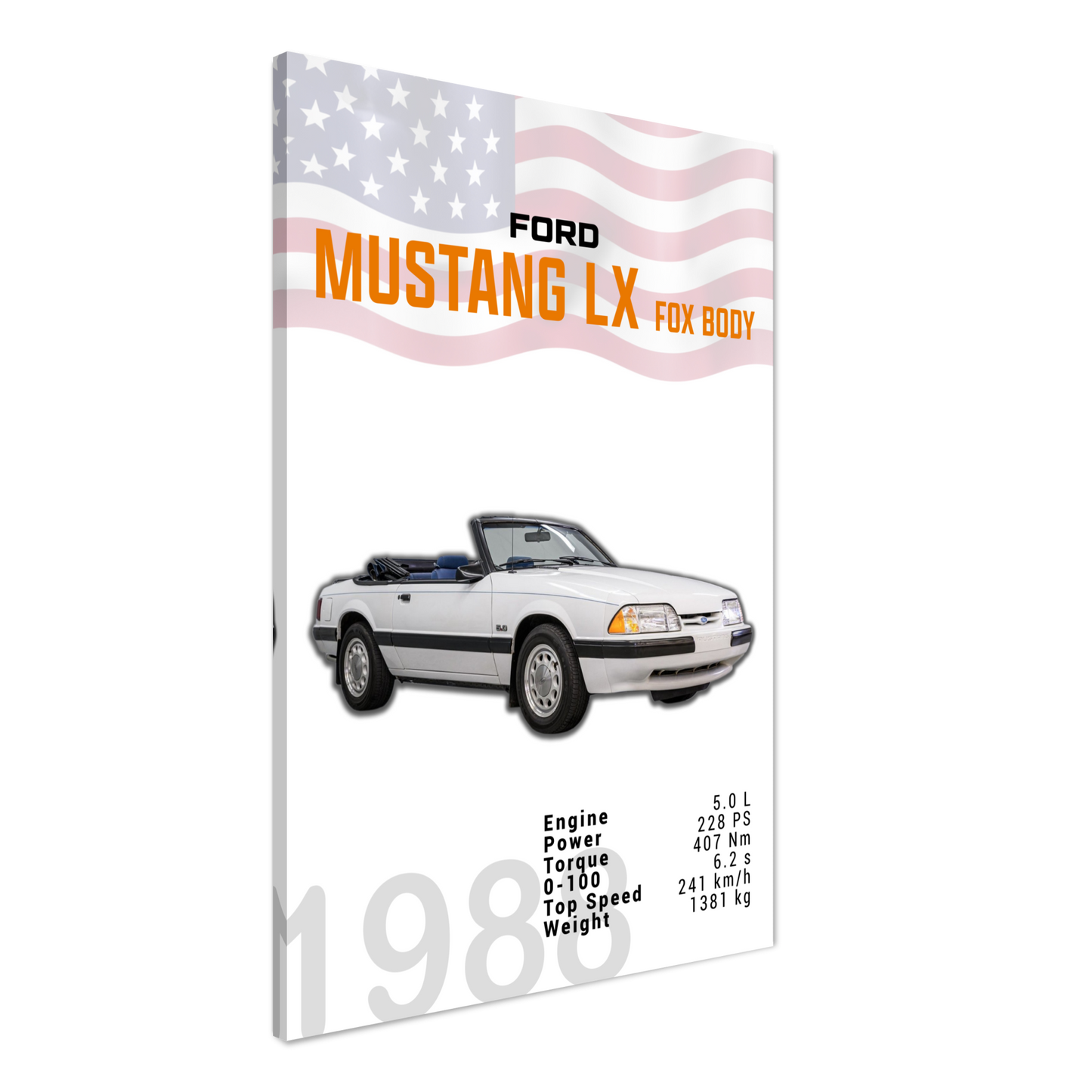 Ford Mustang 1988 LX Fox Body (MUSTANG18)