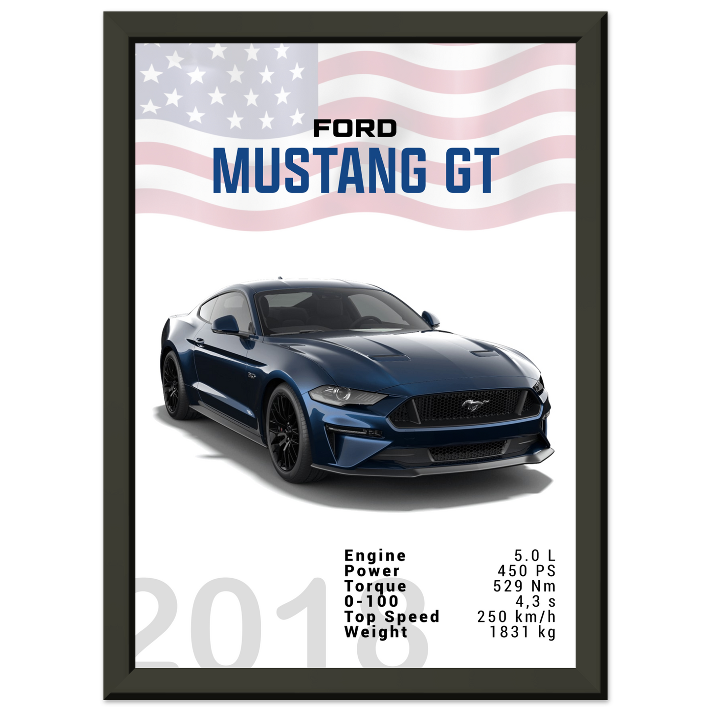 Ford Mustang 2018 GT S550 (MUSTANG08)