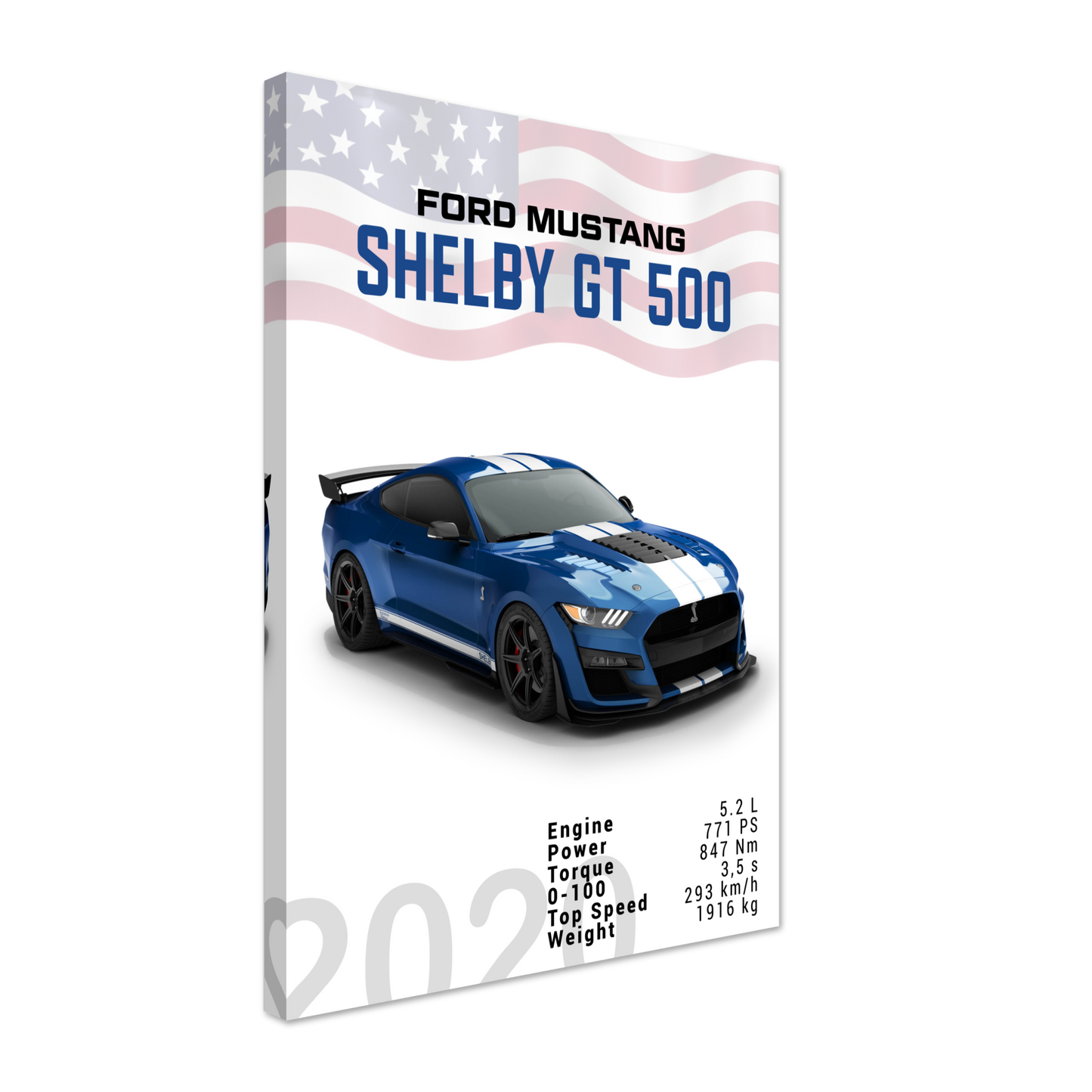 Ford Mustang 2020 Shelby GT500 S550 (MUSTANG04)