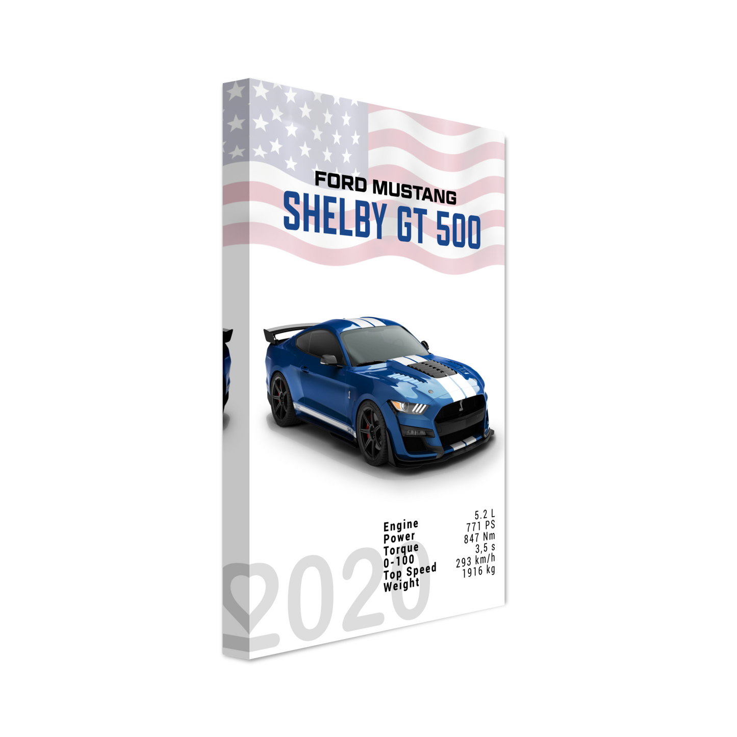 Ford Mustang 2020 Shelby GT500 S550 (MUSTANG04)