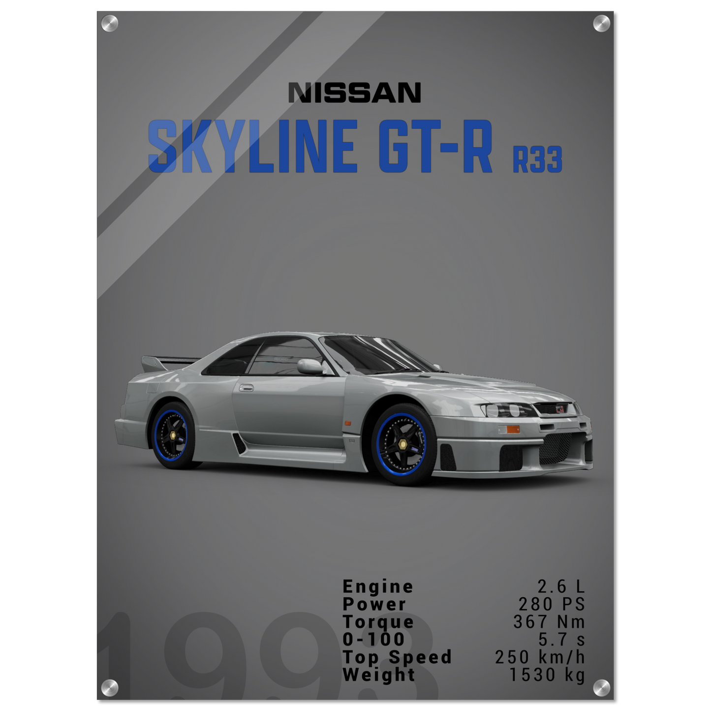 Nissan Skyline GT-R R33 (NISSAN04D)