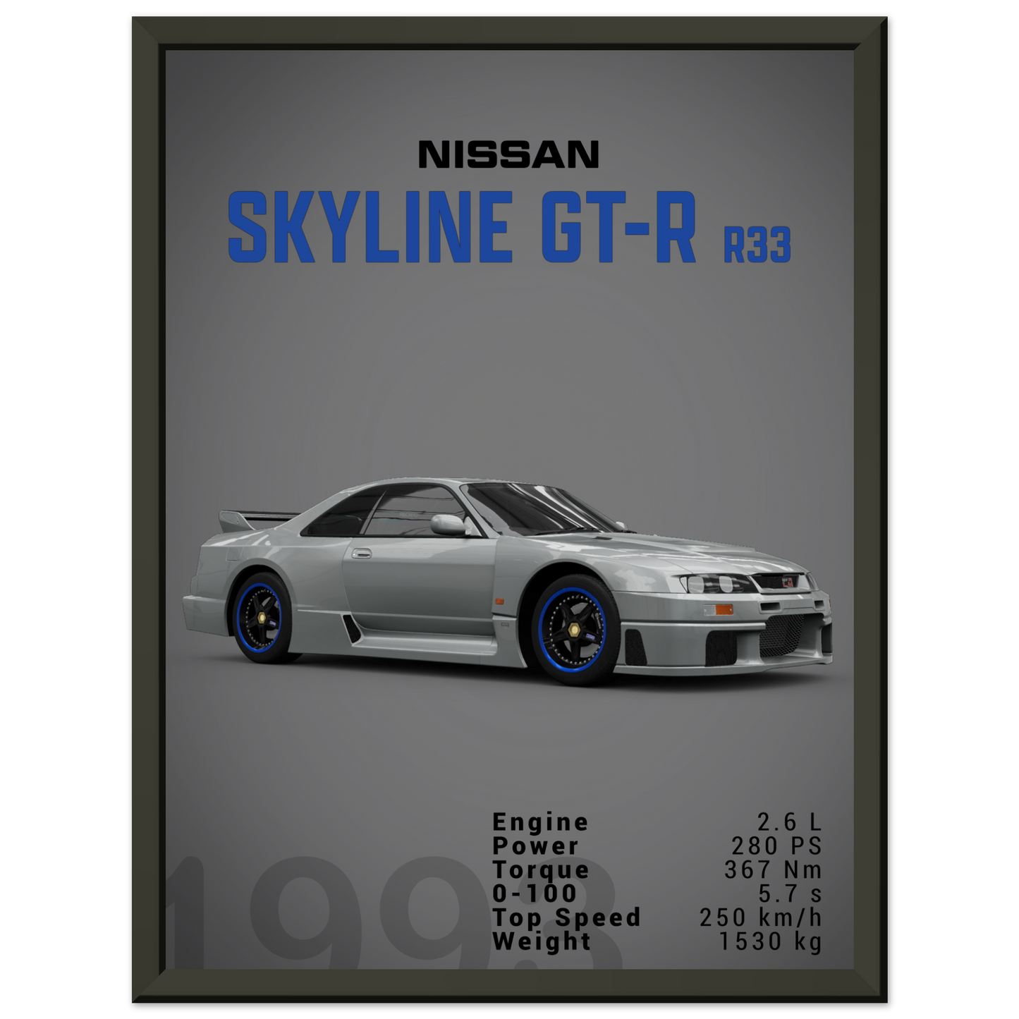 Nissan Skyline GT-R R33 (NISSAN04D)