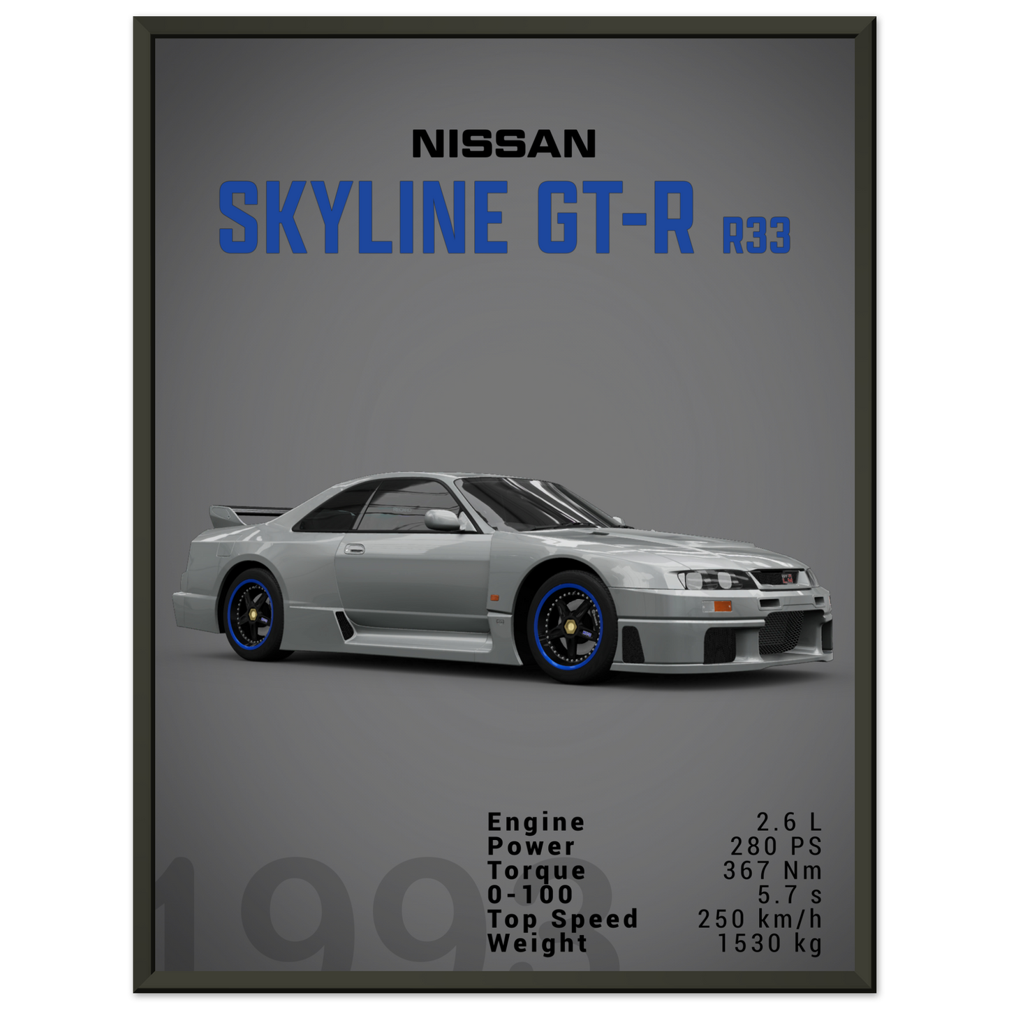 Nissan Skyline GT-R R33 (NISSAN04D)