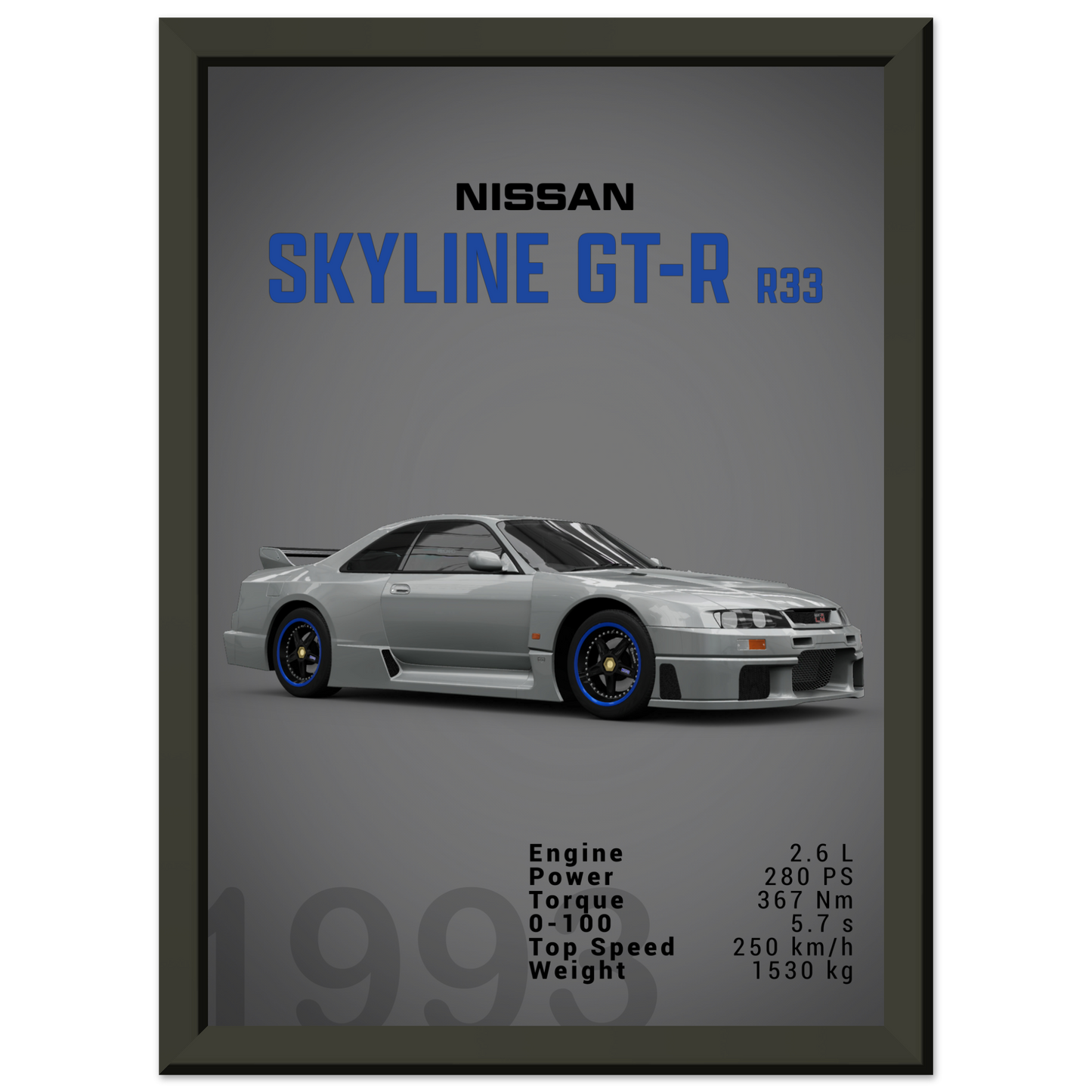 Nissan Skyline GT-R R33 (NISSAN04D)