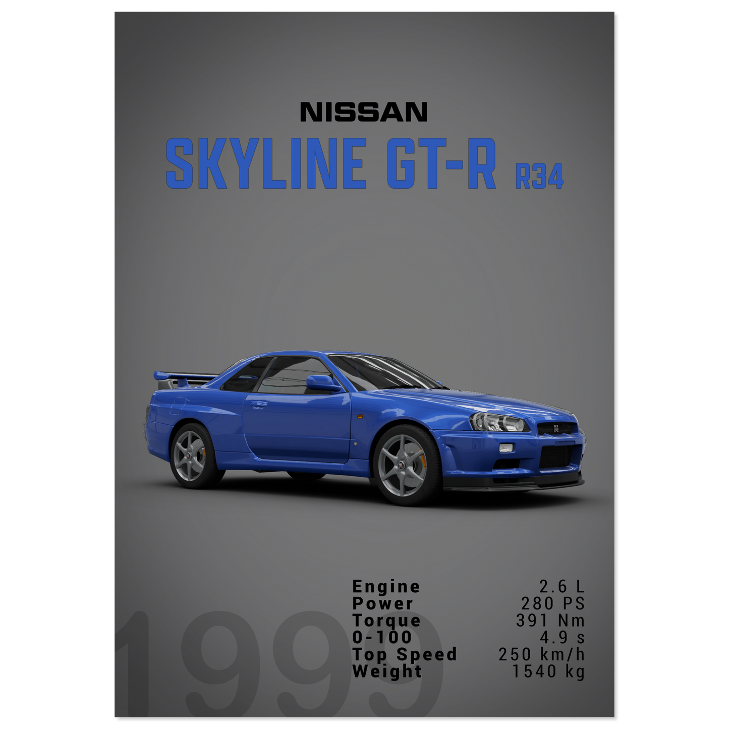 Nissan Skyline GT-R R34 (NISSAN05D)