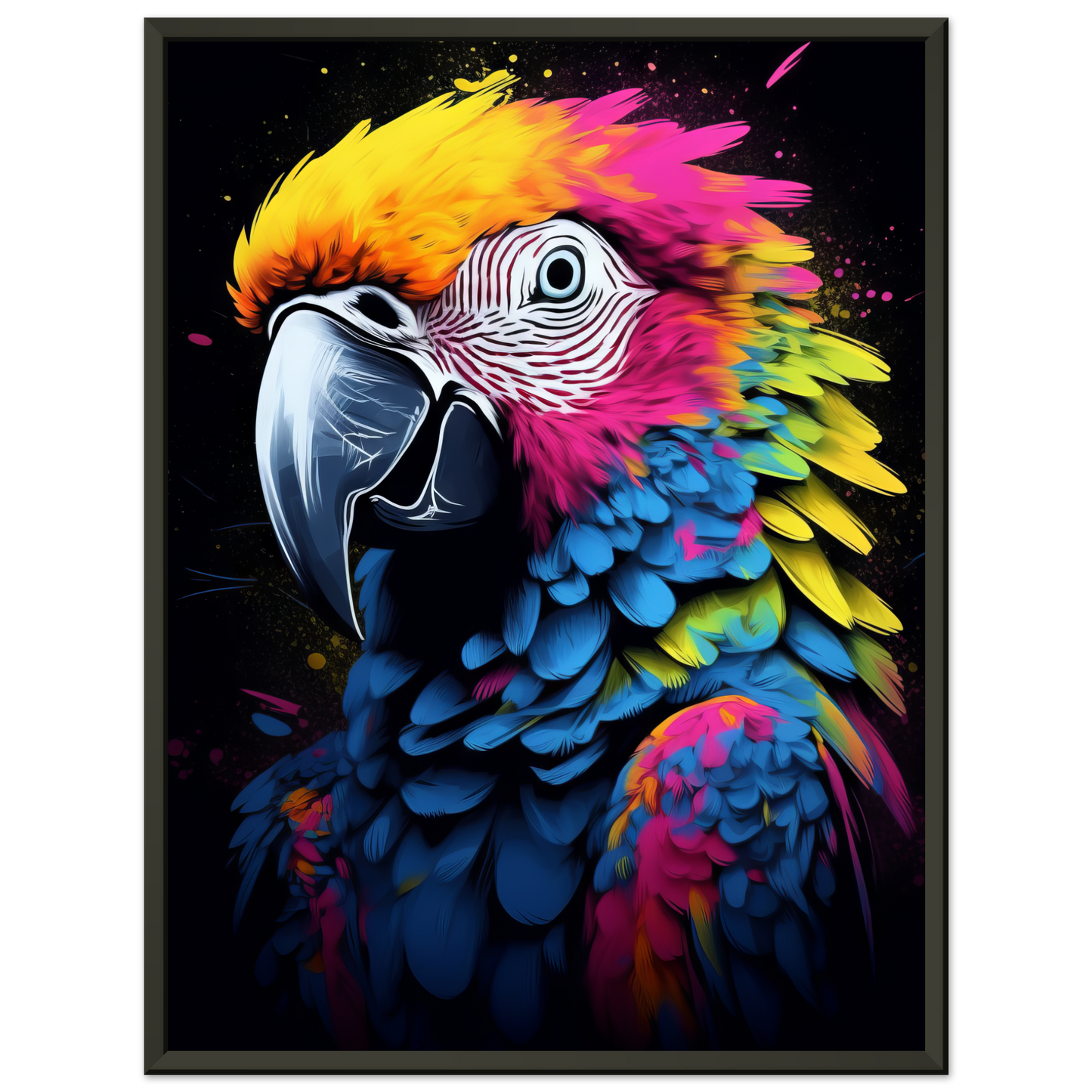 Vogel Papagei Pop-Art (BIRD25)