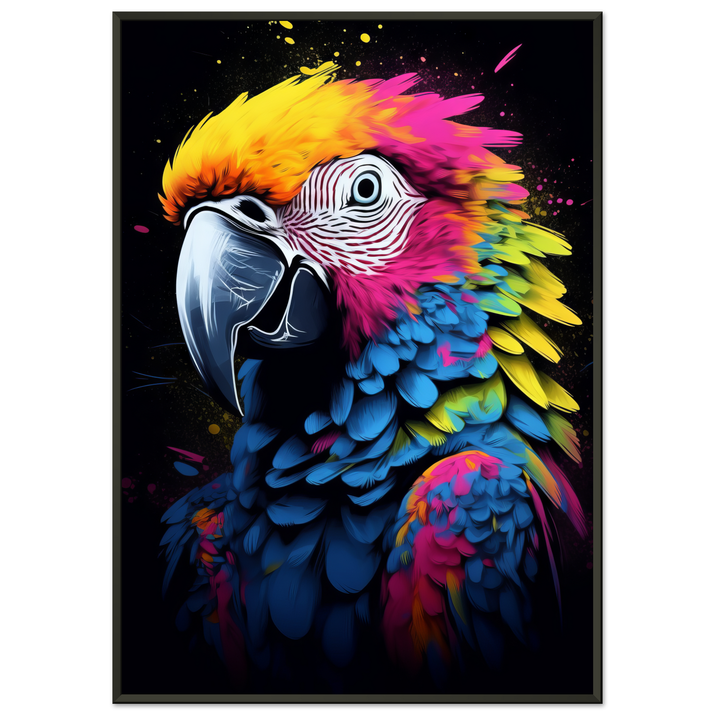 Vogel Papagei Pop-Art (BIRD25)