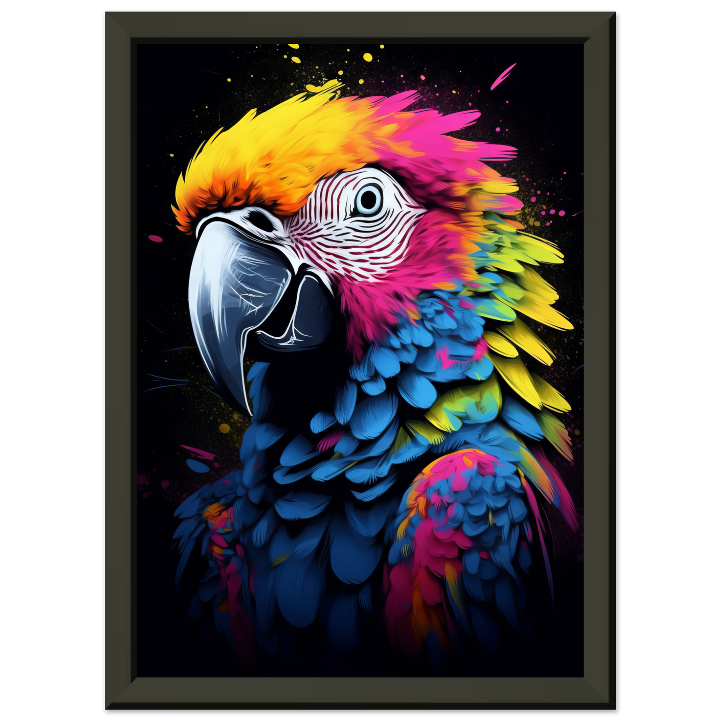 Vogel Papagei Pop-Art (BIRD25)