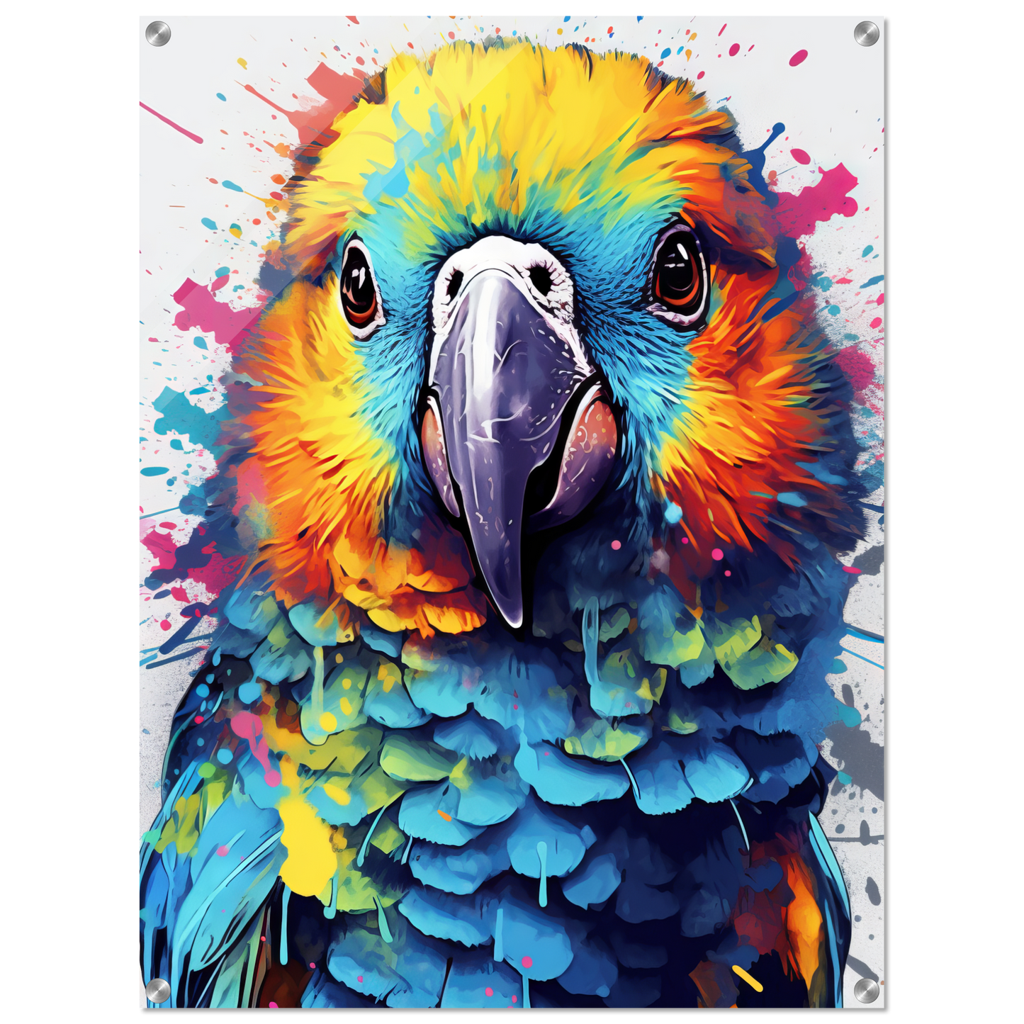 Vogel Papagei Pop-Art (BIRD30)