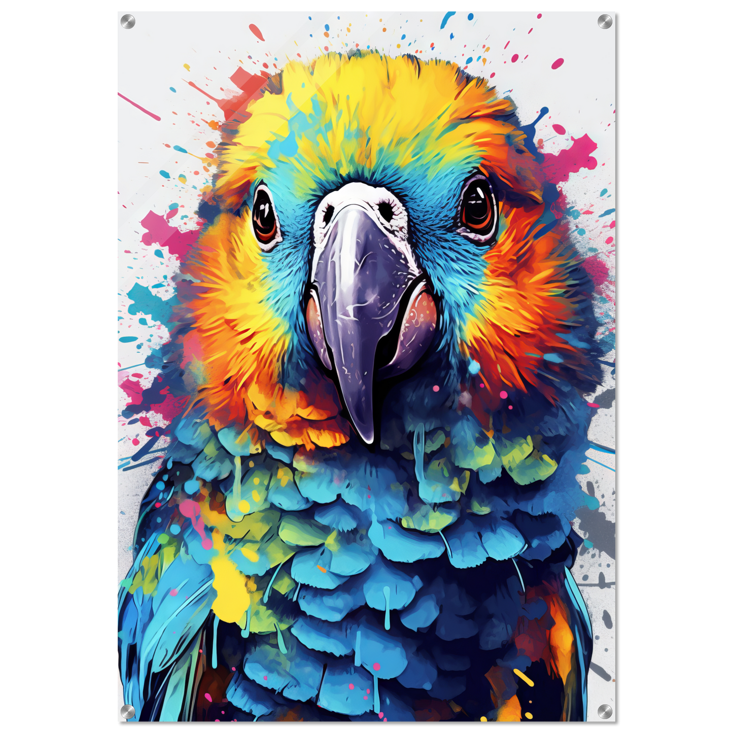 Vogel Papagei Pop-Art (BIRD30)