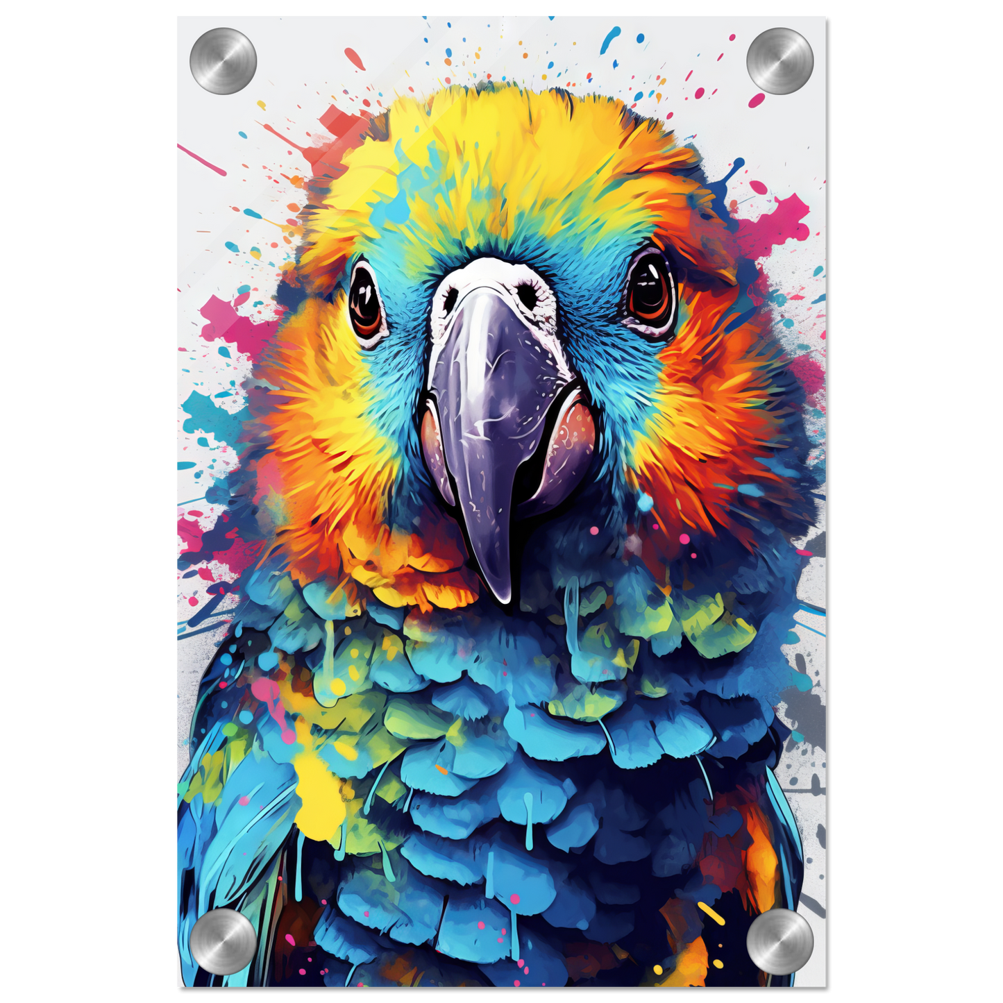 Vogel Papagei Pop-Art (BIRD30)