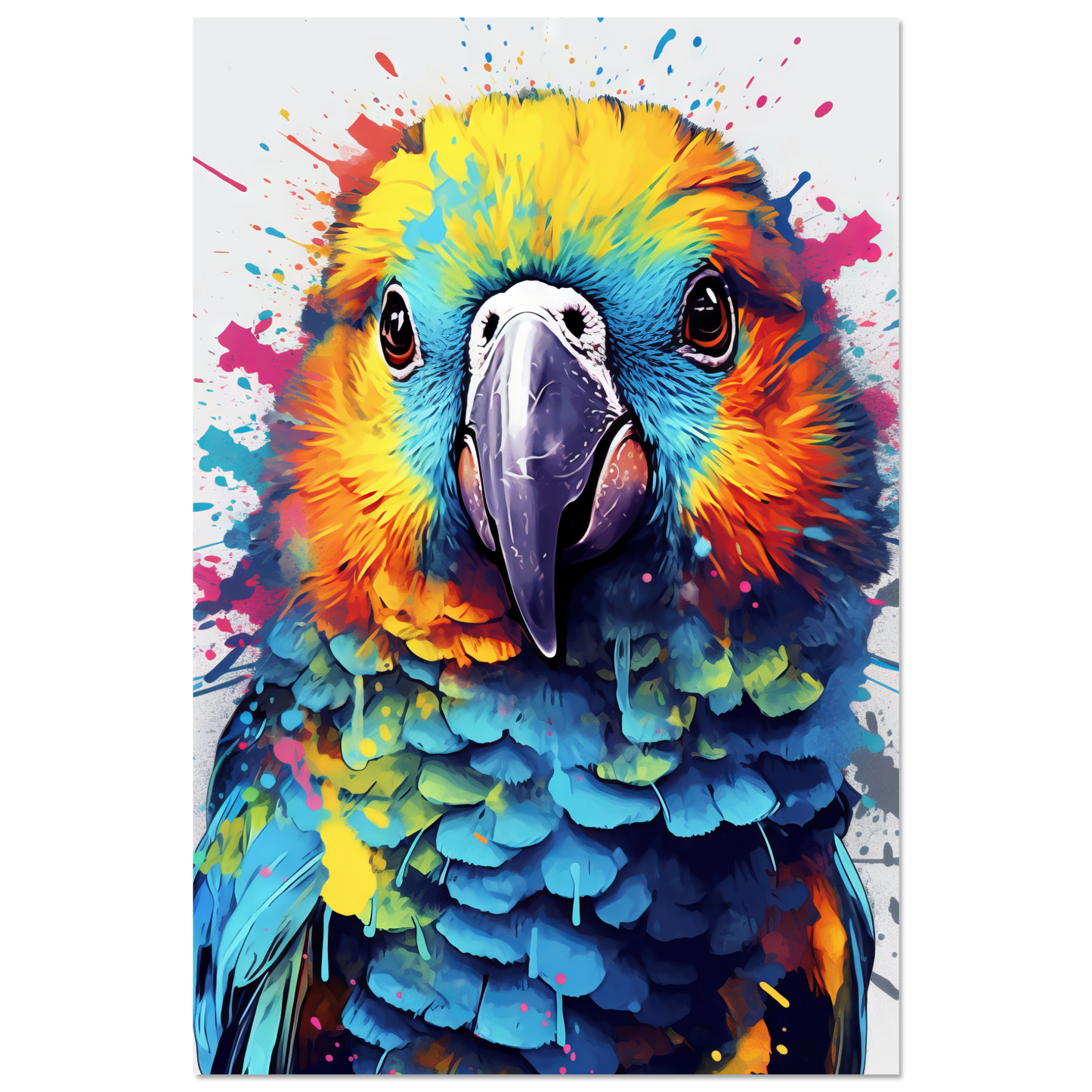 Vogel Papagei Pop-Art (BIRD30)