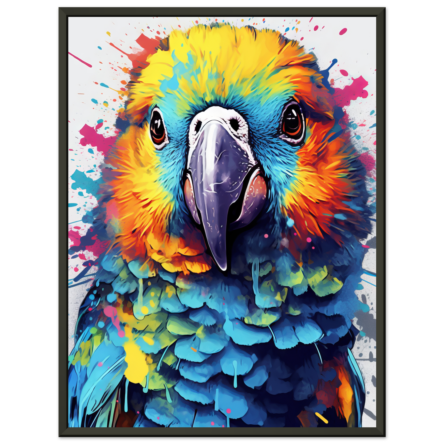 Vogel Papagei Pop-Art (BIRD30)