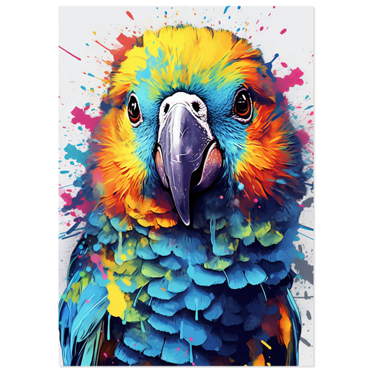 Bird parrot pop art (BIRD30)