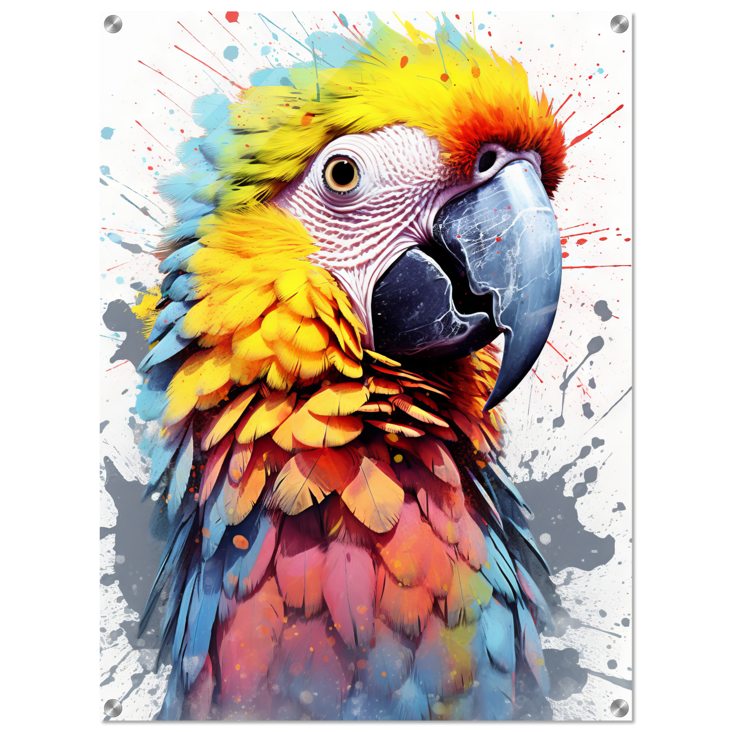 Vogel Papagei Pop-Art (BIRD31)