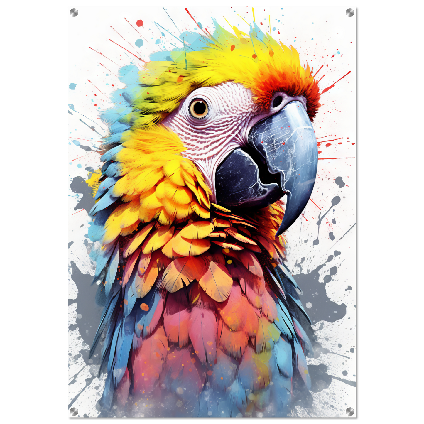 Vogel Papagei Pop-Art (BIRD31)