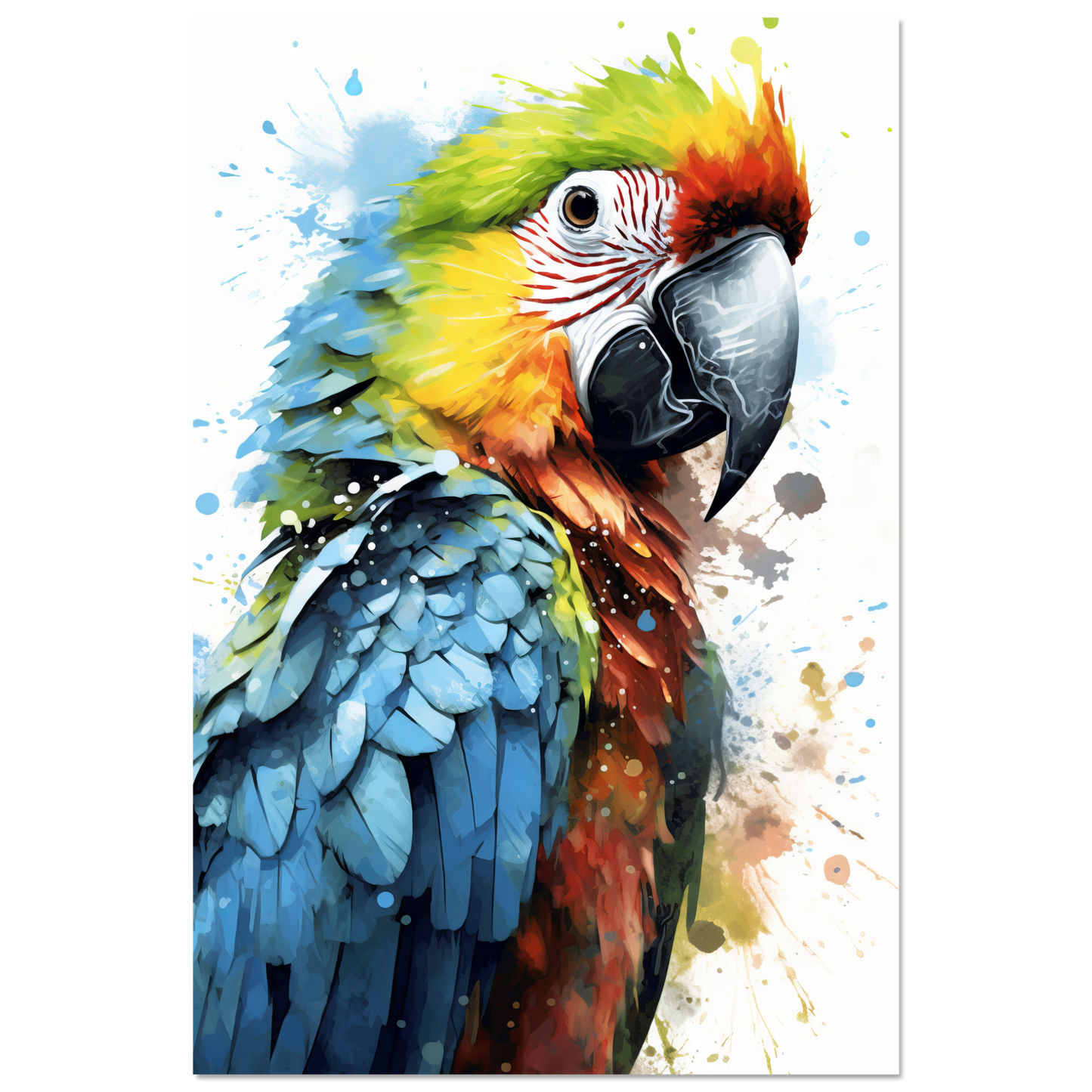 Bird parrot pop art (BIRD32)