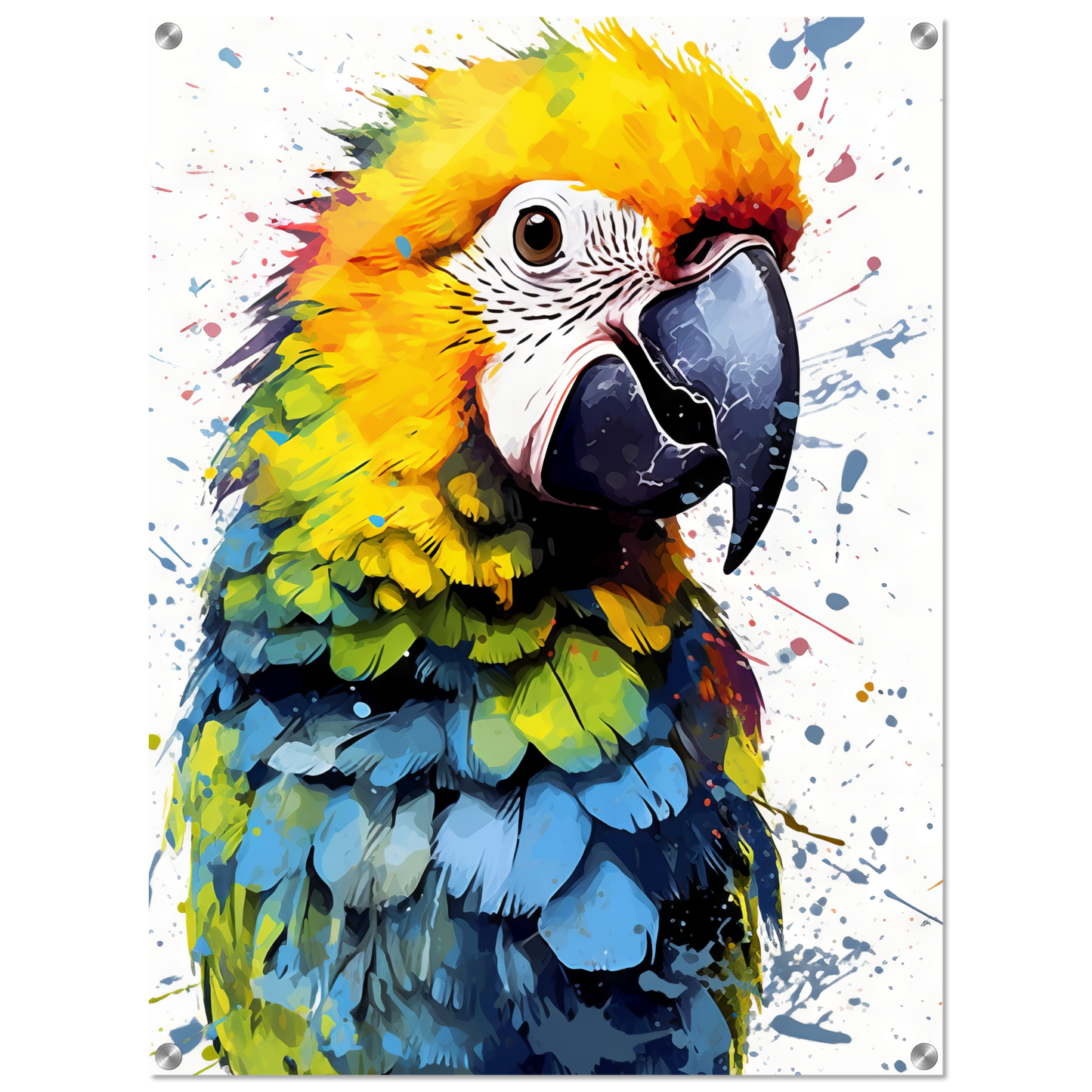 Vogel Papagei Pop-Art (BIRD29)