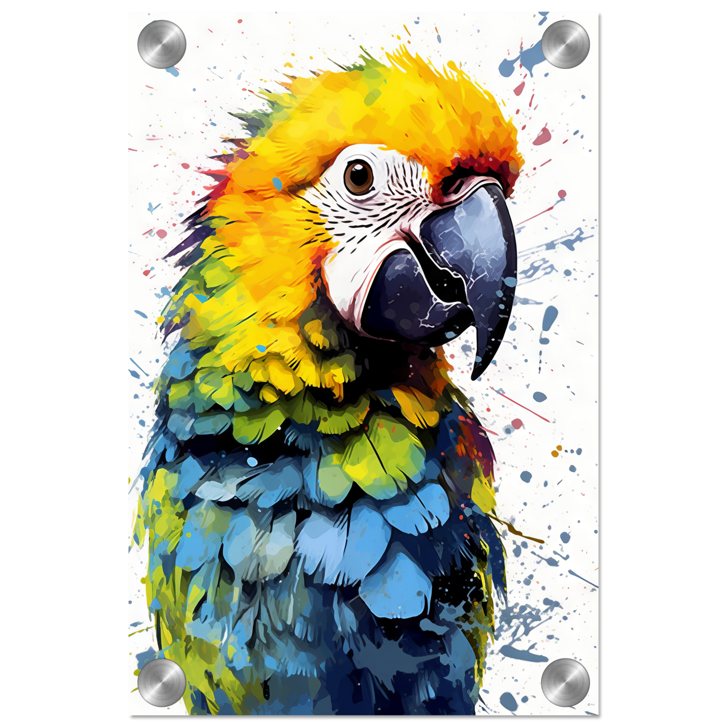 Vogel Papagei Pop-Art (BIRD29)