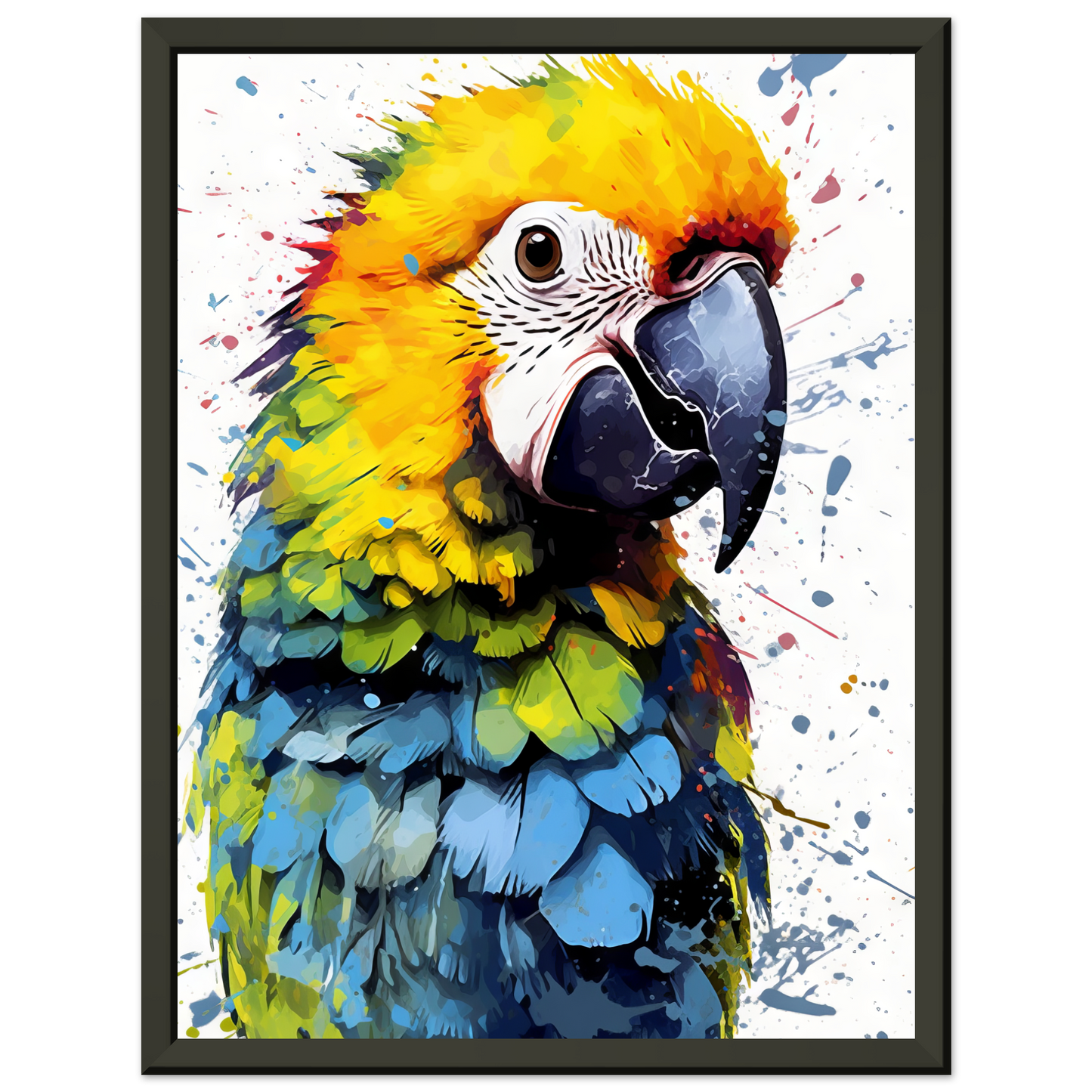 Vogel Papagei Pop-Art (BIRD29)