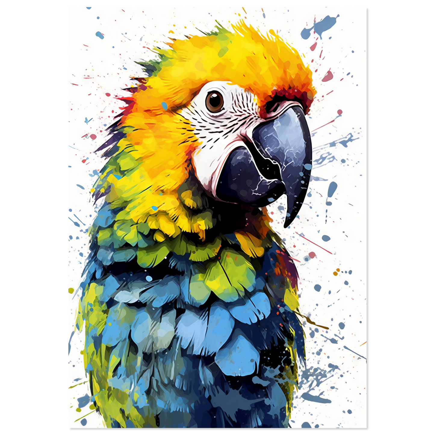 Vogel Papagei Pop-Art (BIRD29)