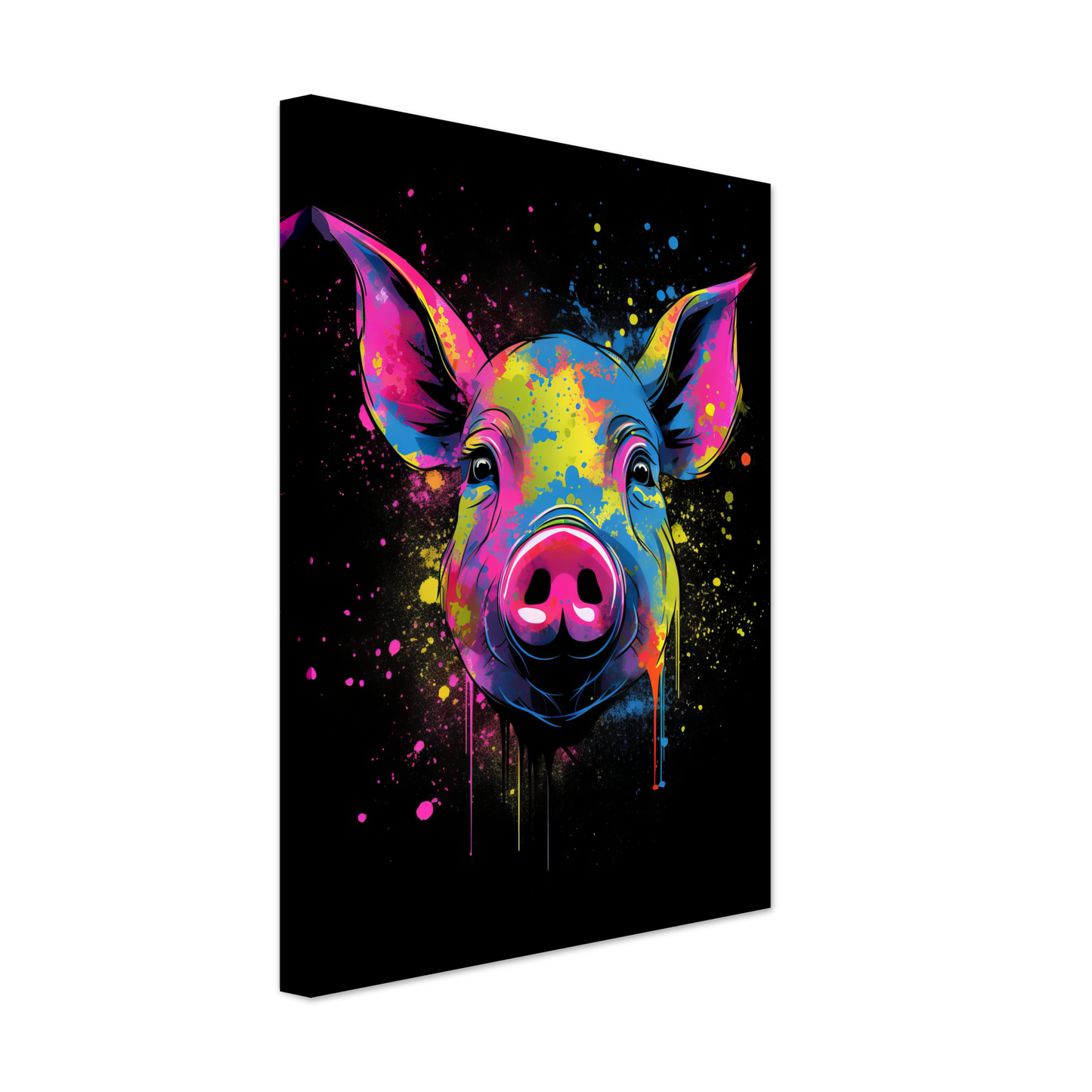 Schweine Schwein (Pop-Art) (PIG01)