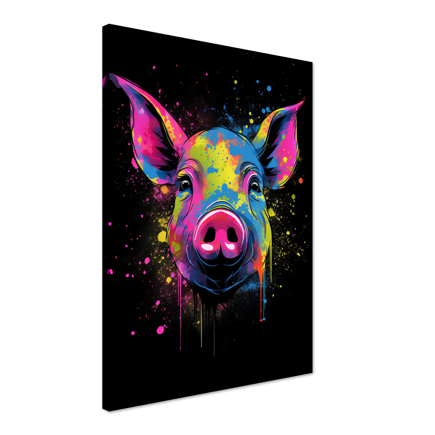 Schweine Schwein (Pop-Art) (PIG01)