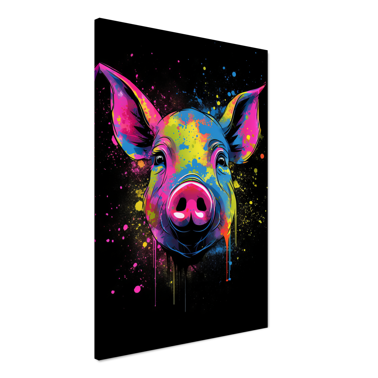 Schweine Schwein (Pop-Art) (PIG01)