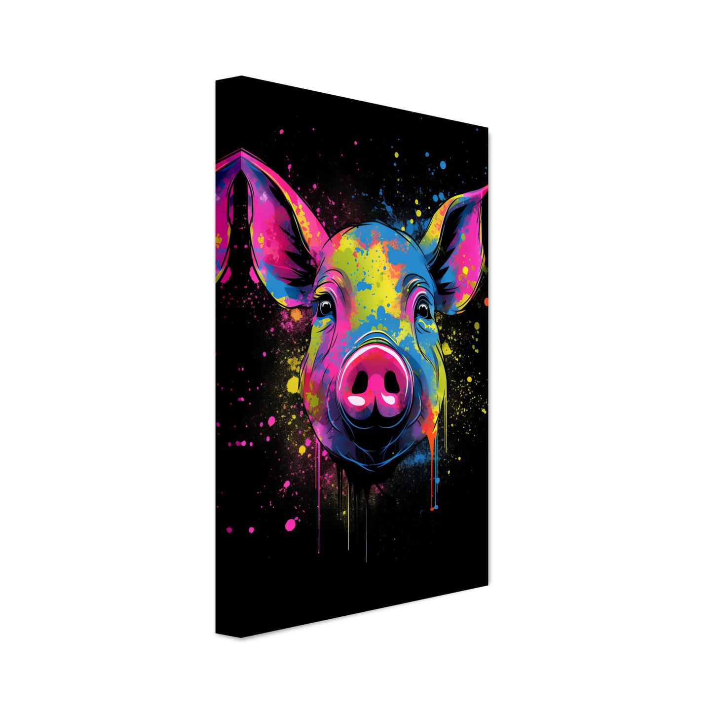 Schweine Schwein (Pop-Art) (PIG01)