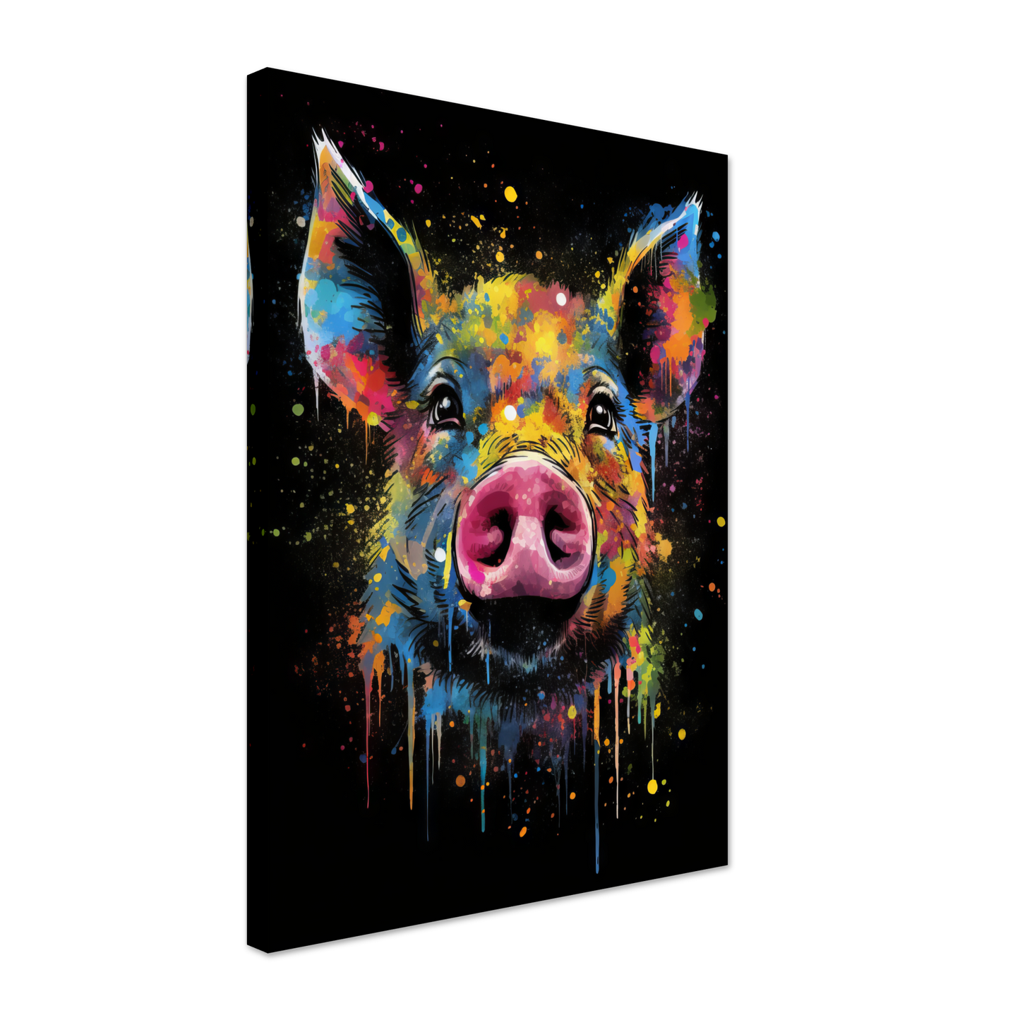 Schweine Schwein (Pop-Art) (PIG02)