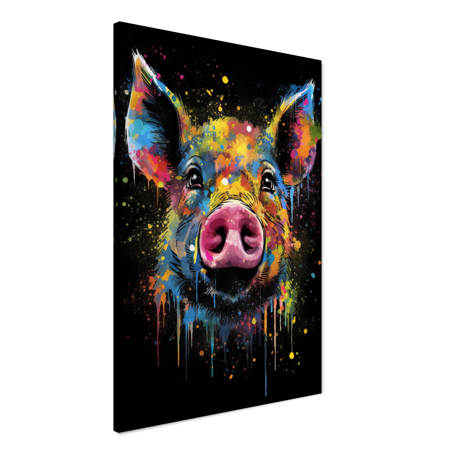 Schweine Schwein (Pop-Art) (PIG02)