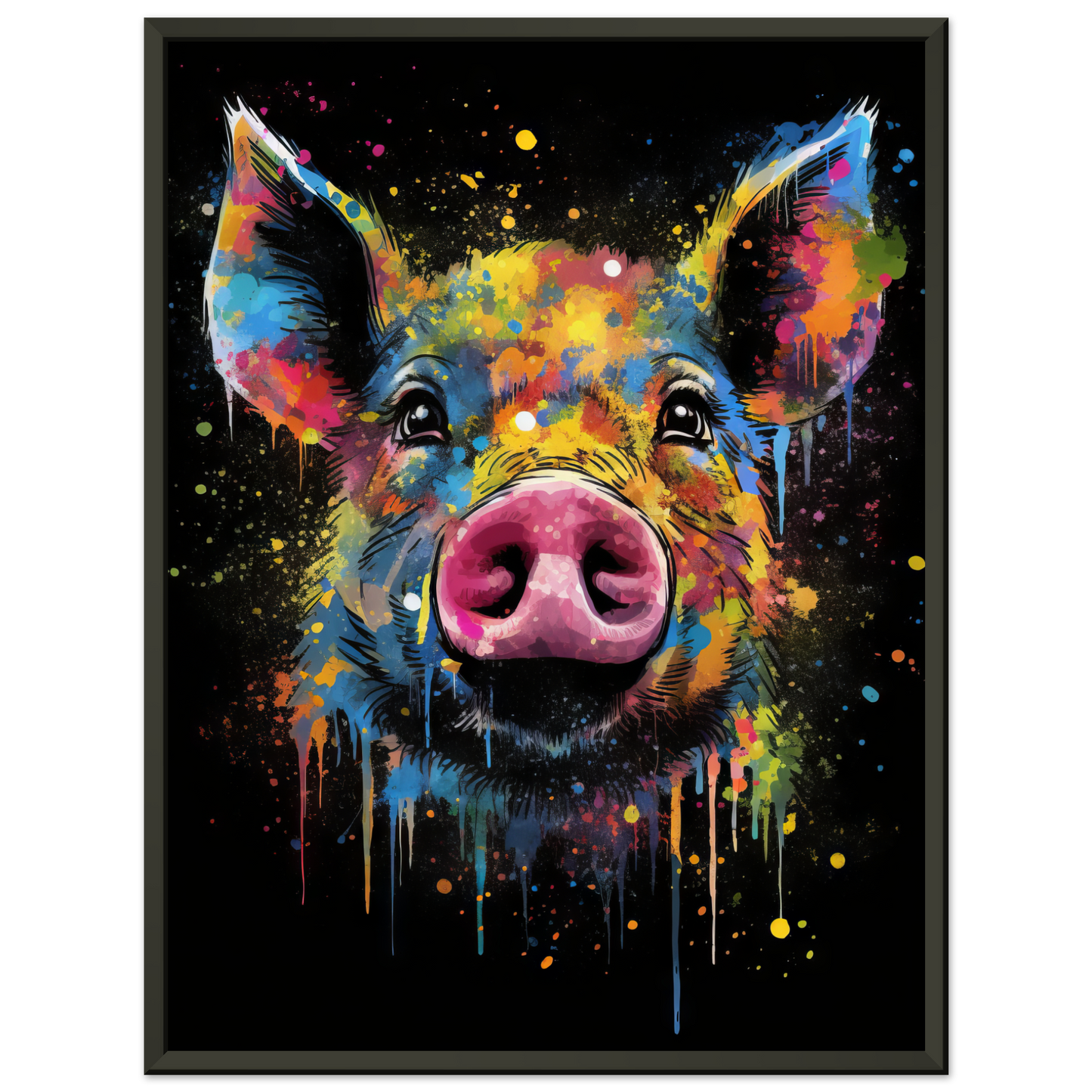 Schweine Schwein (Pop-Art) (PIG02)