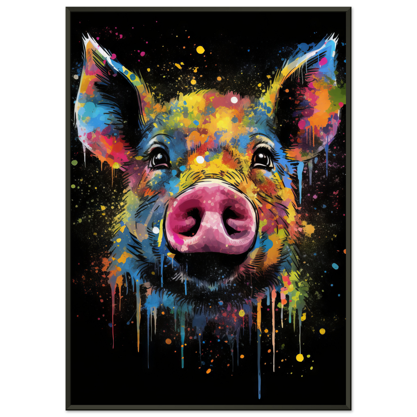 Schweine Schwein (Pop-Art) (PIG02)