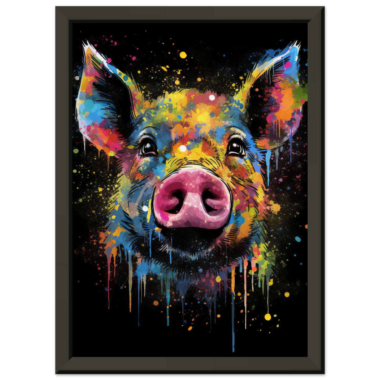 Schweine Schwein (Pop-Art) (PIG02)