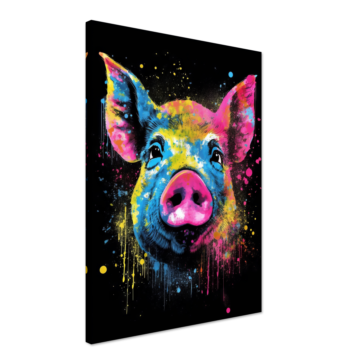 Schweine Schwein (Pop-Art) (PIG03)