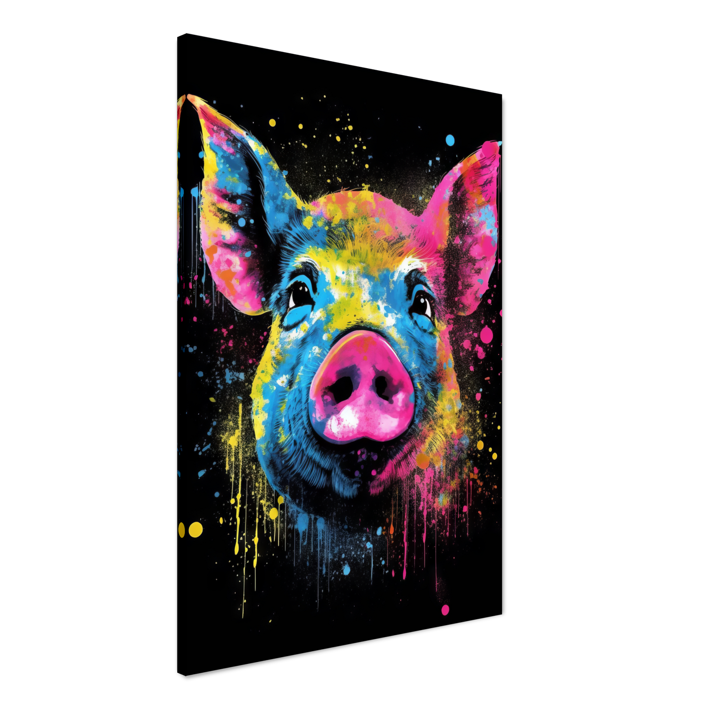 Schweine Schwein (Pop-Art) (PIG03)