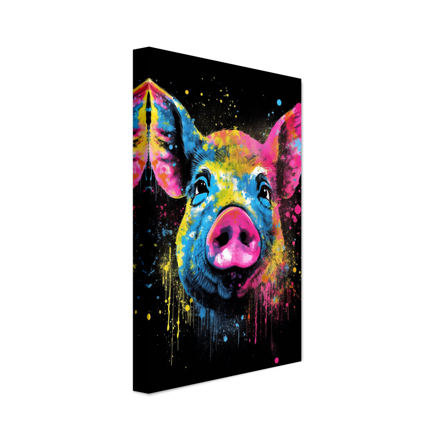 Schweine Schwein (Pop-Art) (PIG03)