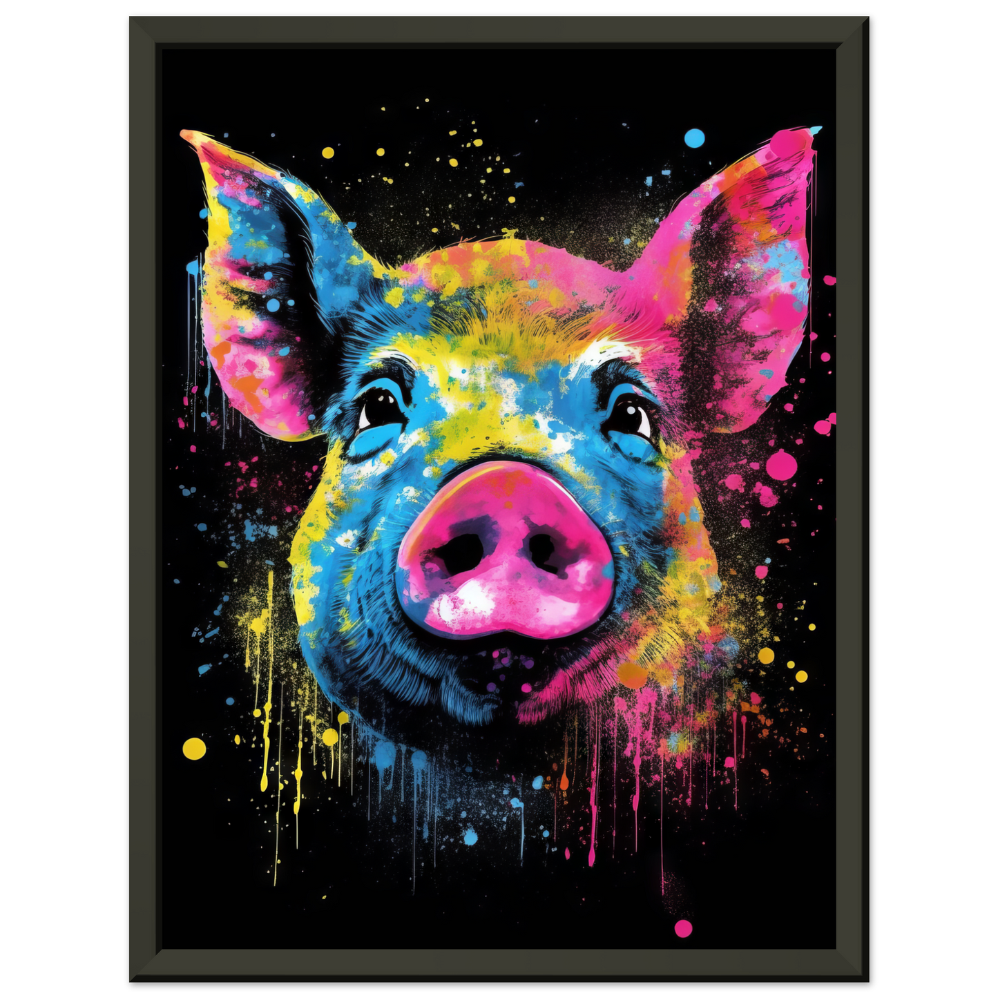 Schweine Schwein (Pop-Art) (PIG03)
