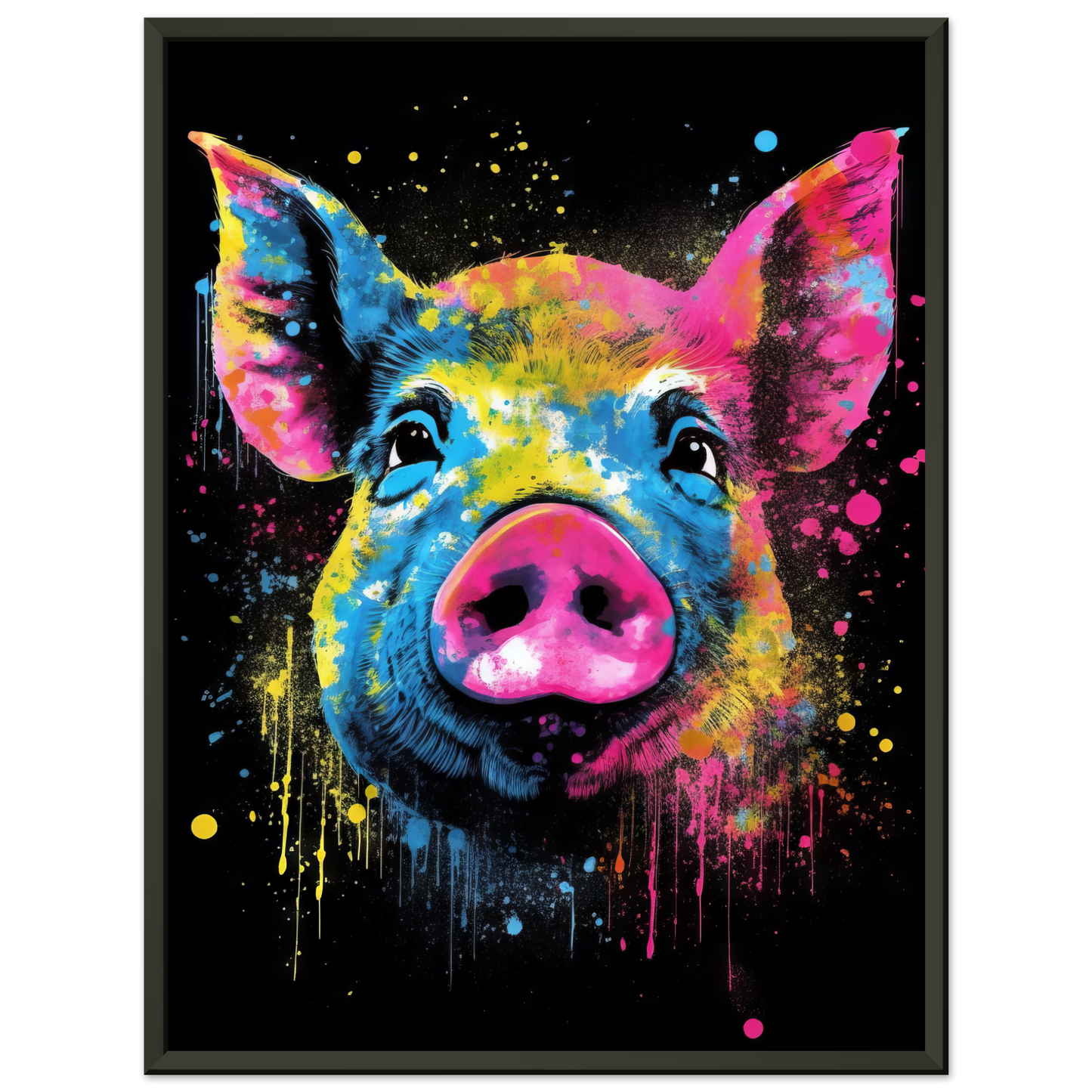 Schweine Schwein (Pop-Art) (PIG03)