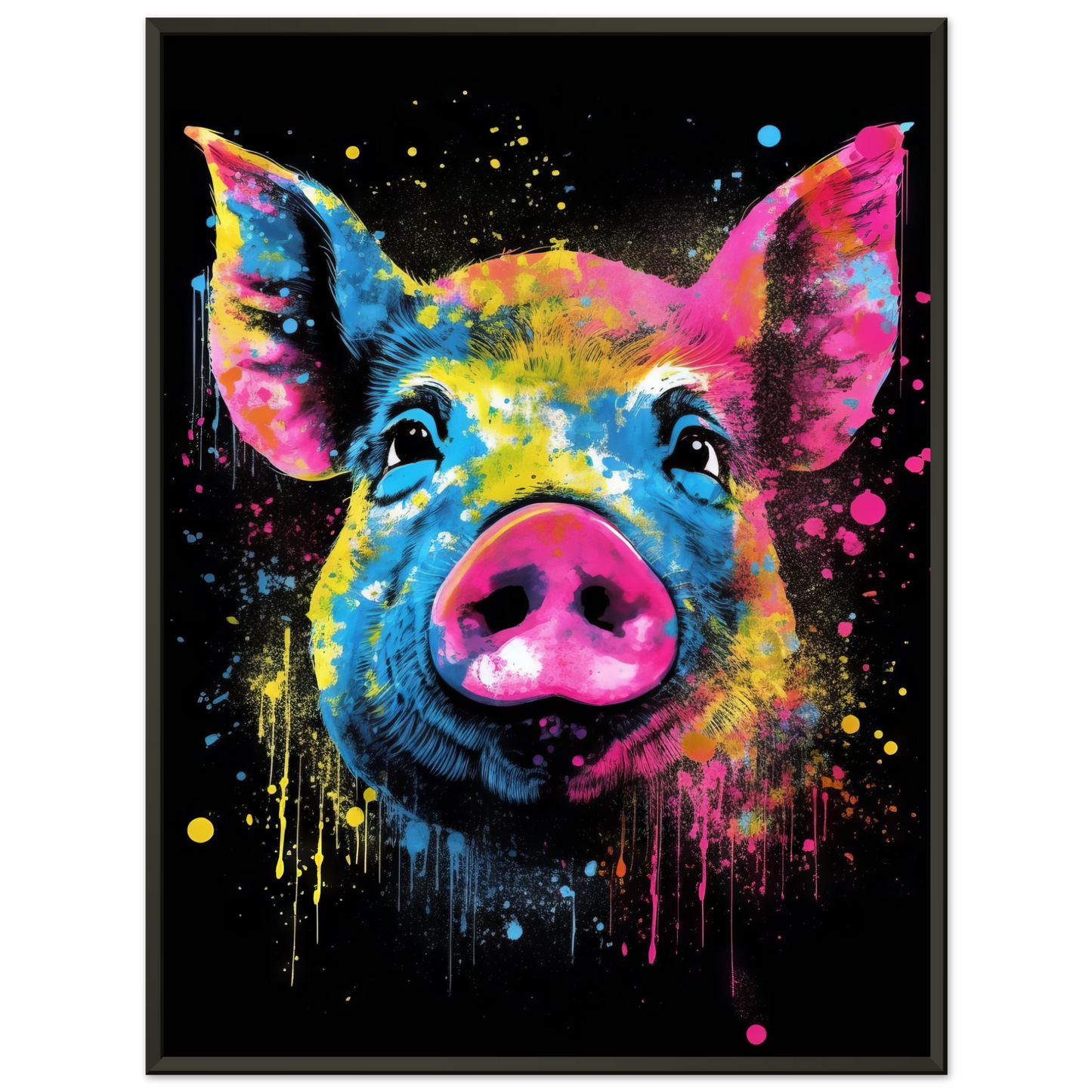 Schweine Schwein (Pop-Art) (PIG03)