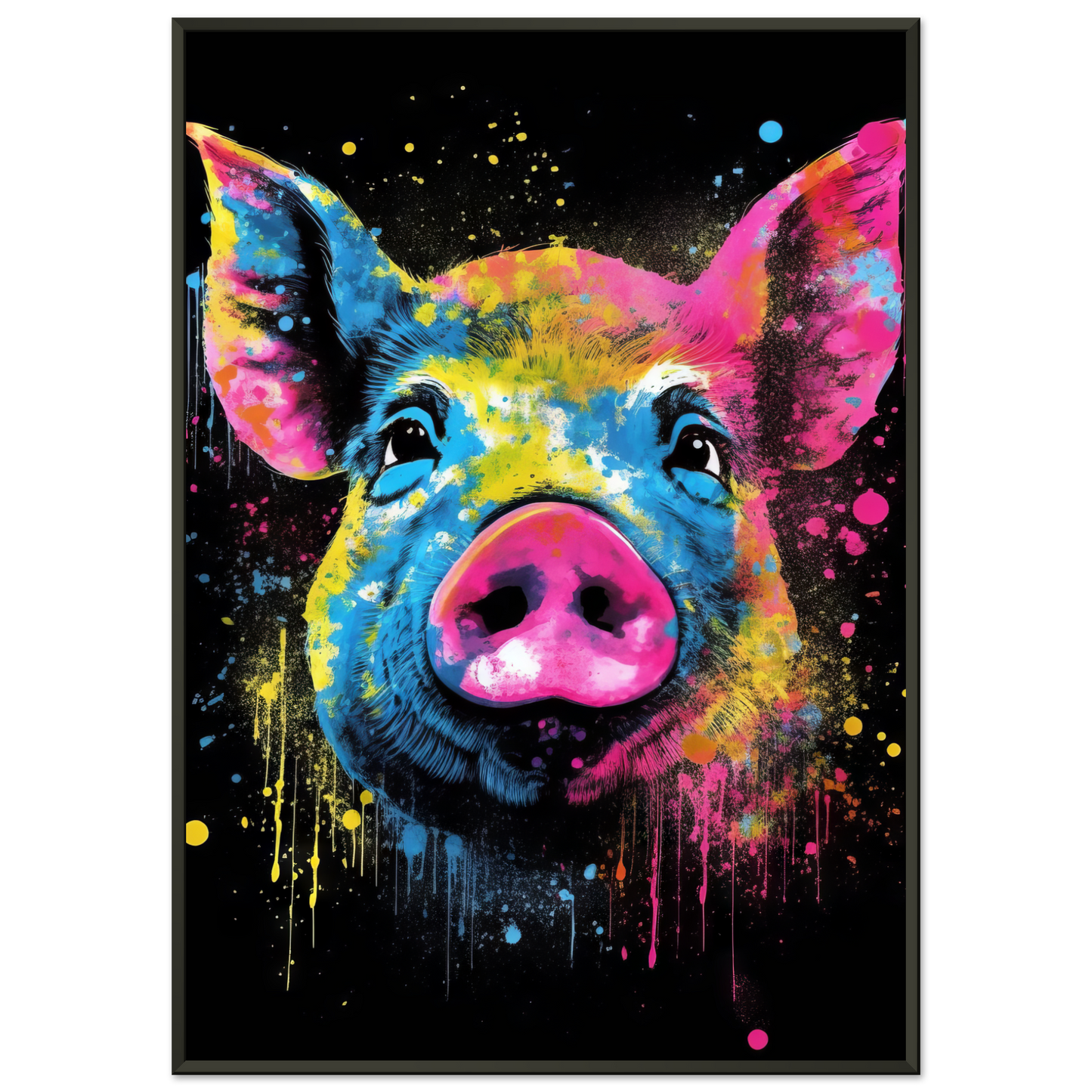 Schweine Schwein (Pop-Art) (PIG03)