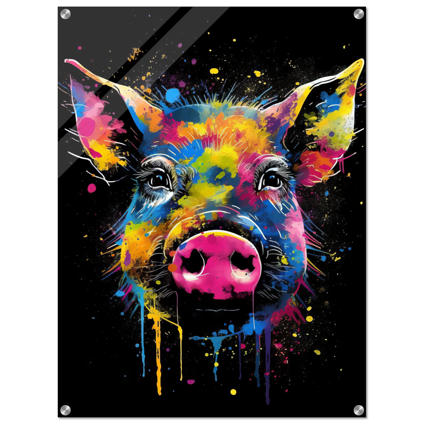 Schweine Schwein (Pop-Art) (PIG04)