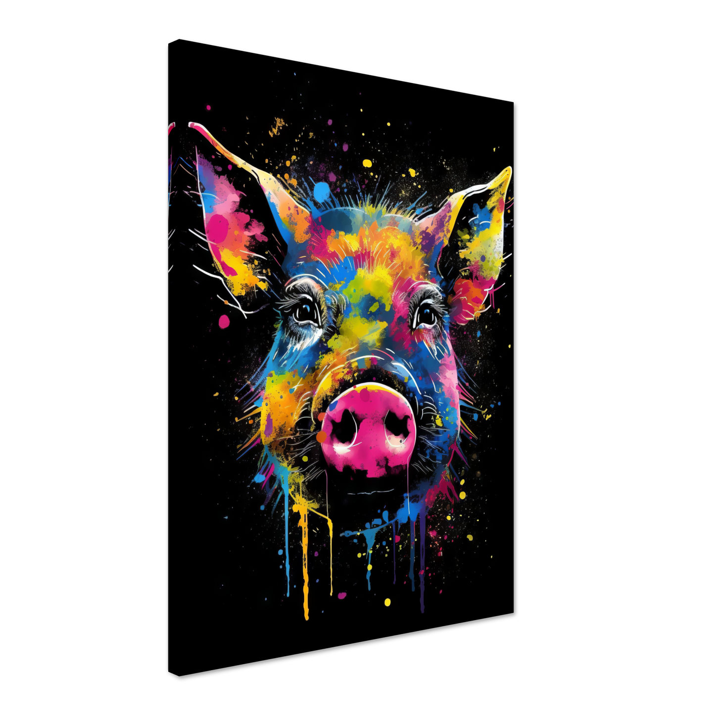 Schweine Schwein (Pop-Art) (PIG04)