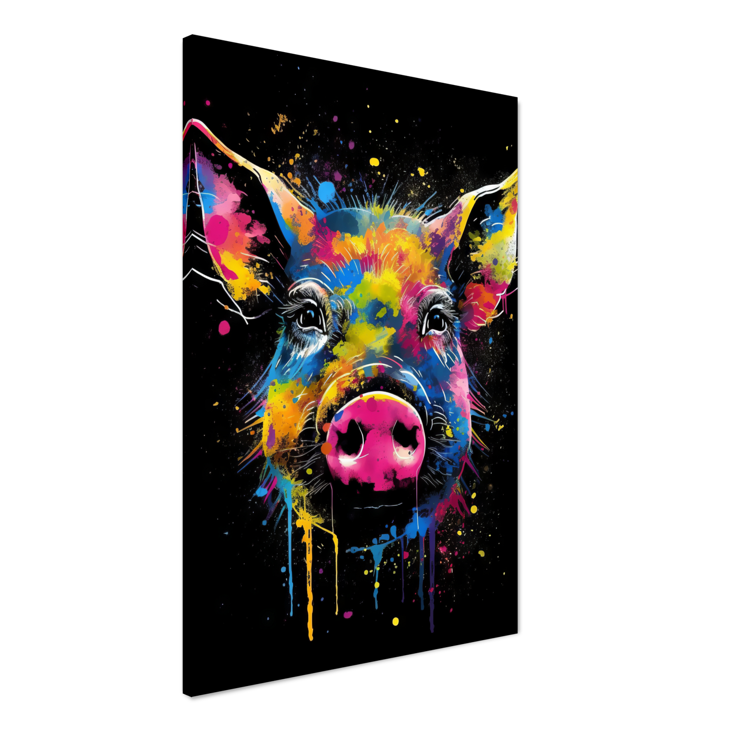 Schweine Schwein (Pop-Art) (PIG04)