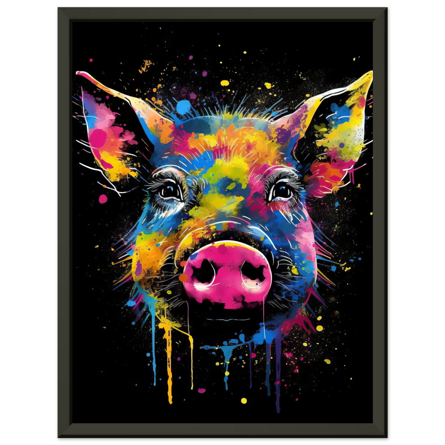 Schweine Schwein (Pop-Art) (PIG04)