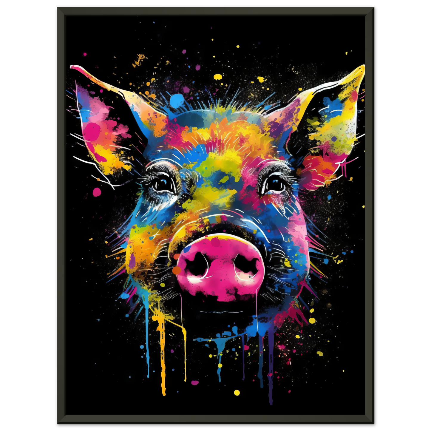 Schweine Schwein (Pop-Art) (PIG04)